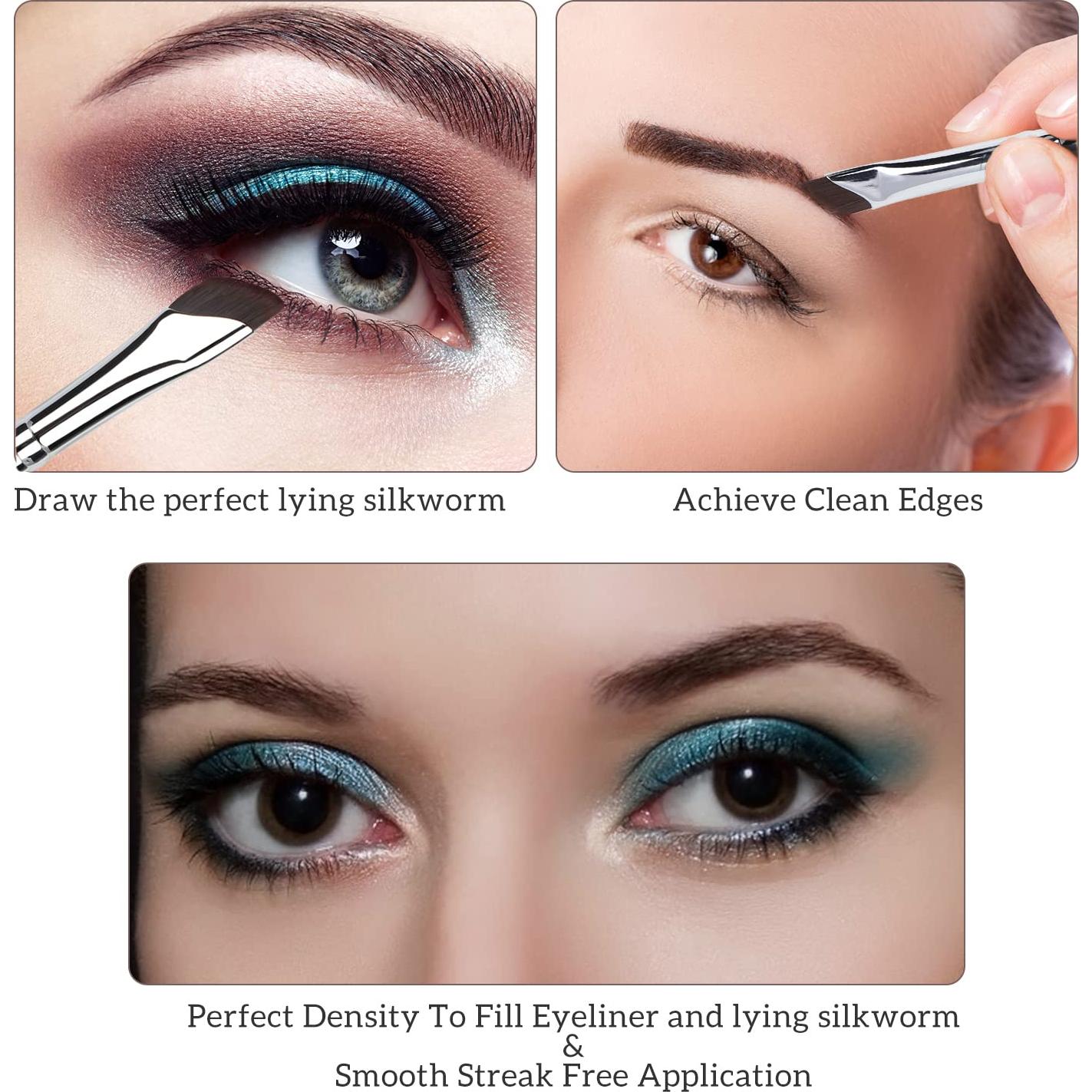 Juego de Pinceles de Delineador Etercycle - 3 Piezas