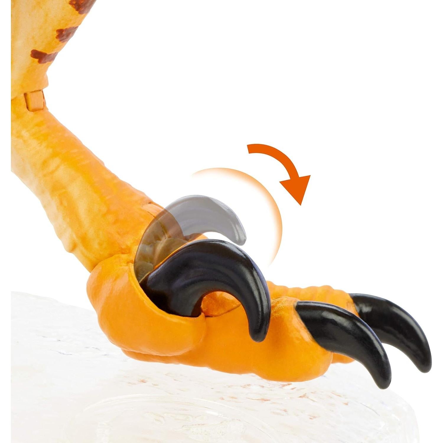 Figura Velociraptor Tigre Mattel Amber 15 cm articulada