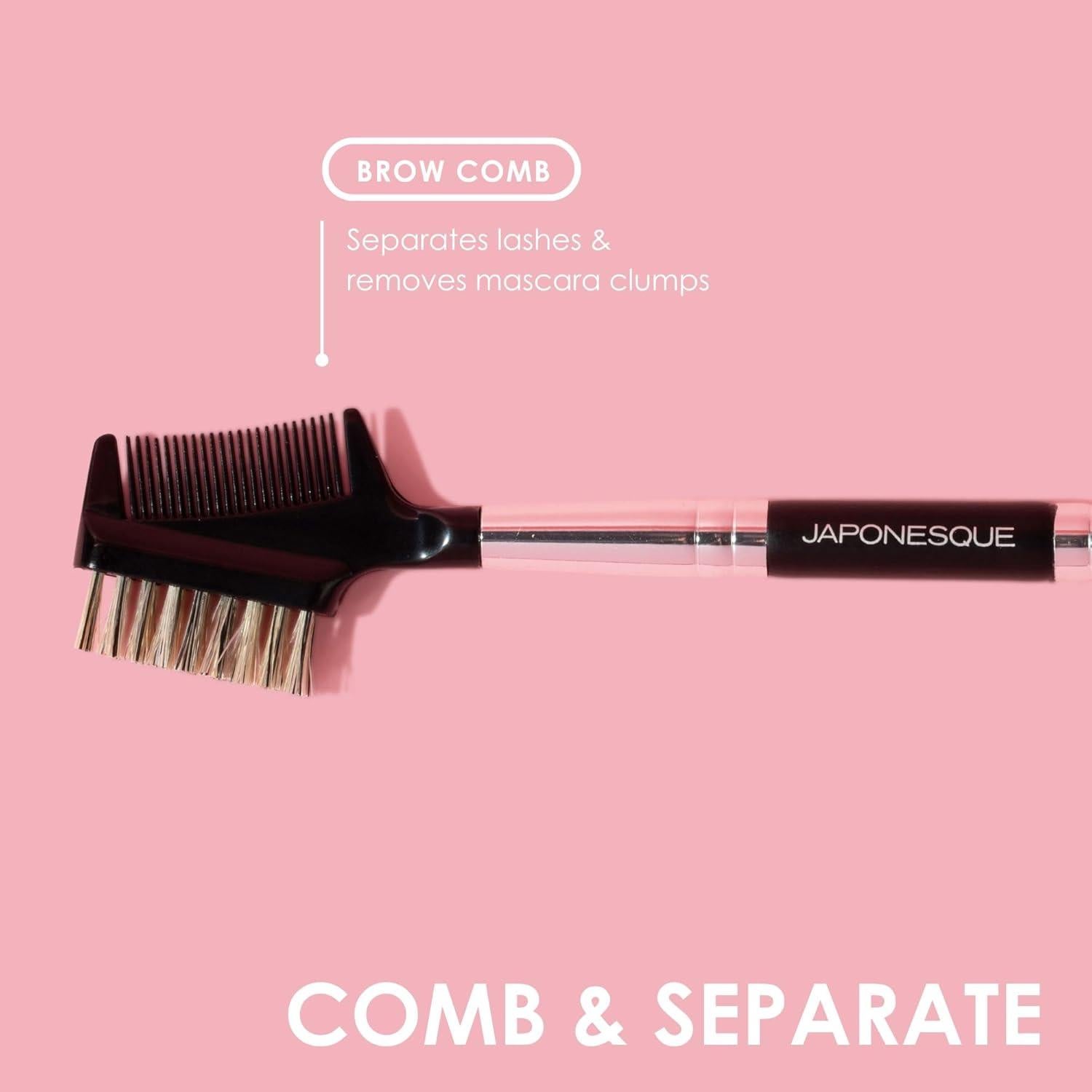 Formador de Cejas y Pestañas JAPONESQUE con 3 Cepillos