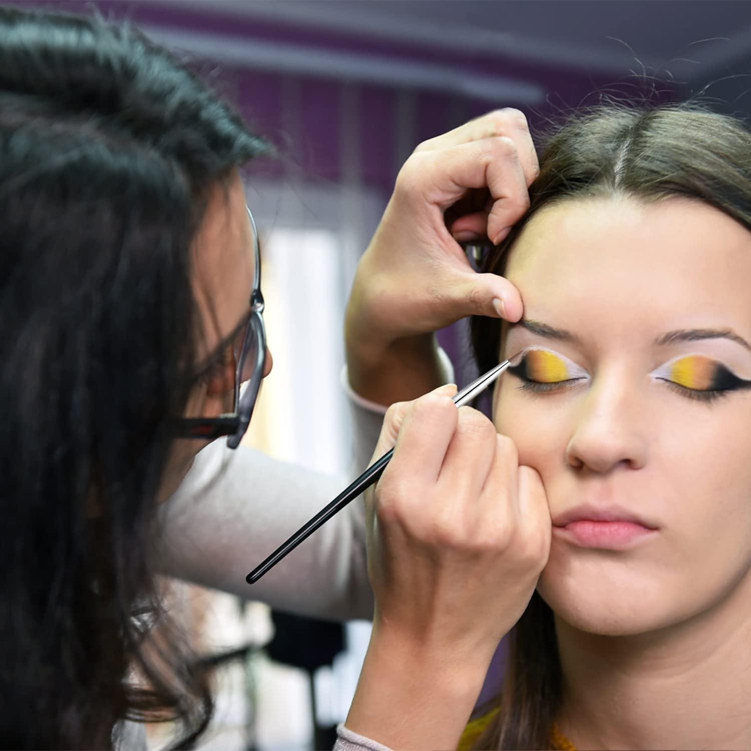 Set de Pinceles de Delineador de Ojos JASSINS - 3 Pcs, Alta Precisión