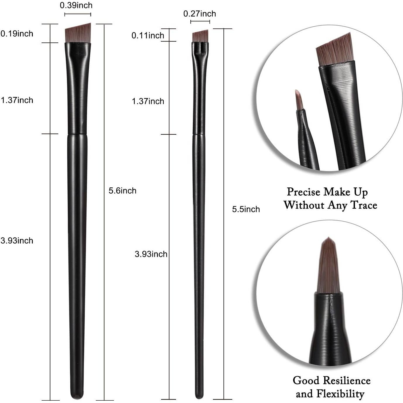 Brochas de Delineador de Ojos Etercycle - Juego Profesional