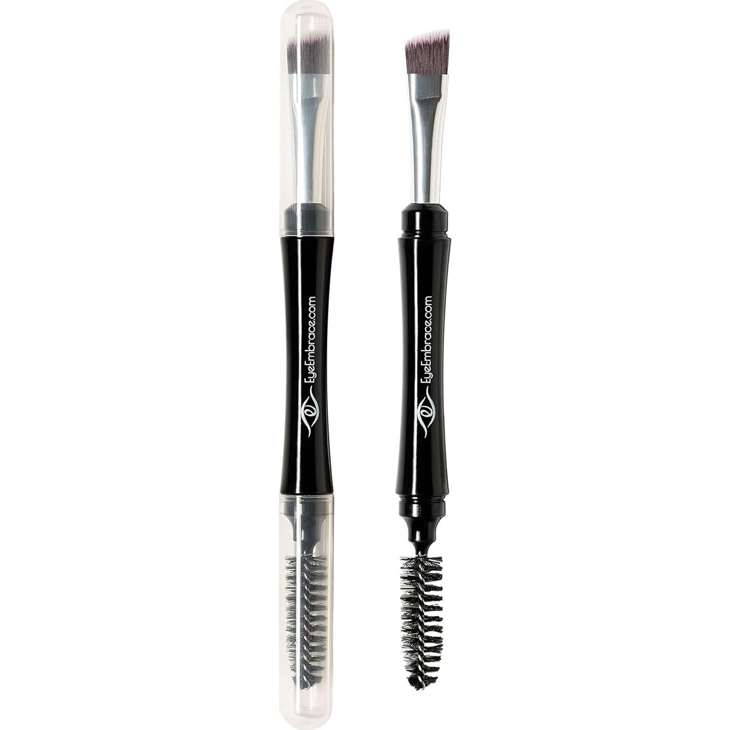 Brocha de Cejas Angulada Eye Embrace Pro Grip Doble Extremo