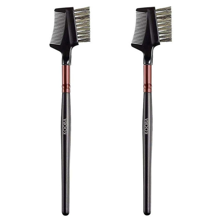 Brocha de Maquillaje KOOBA para Cejas y Pestañas - 2 Pcs