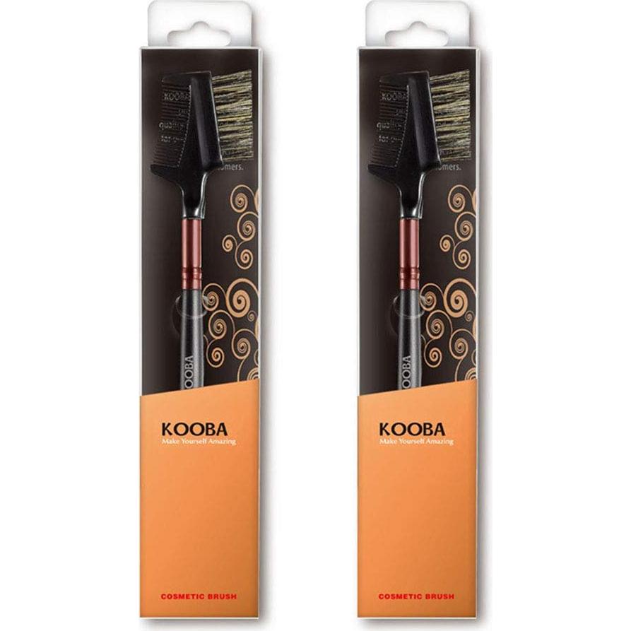 Brocha de Maquillaje KOOBA para Cejas y Pestañas - 2 Pcs