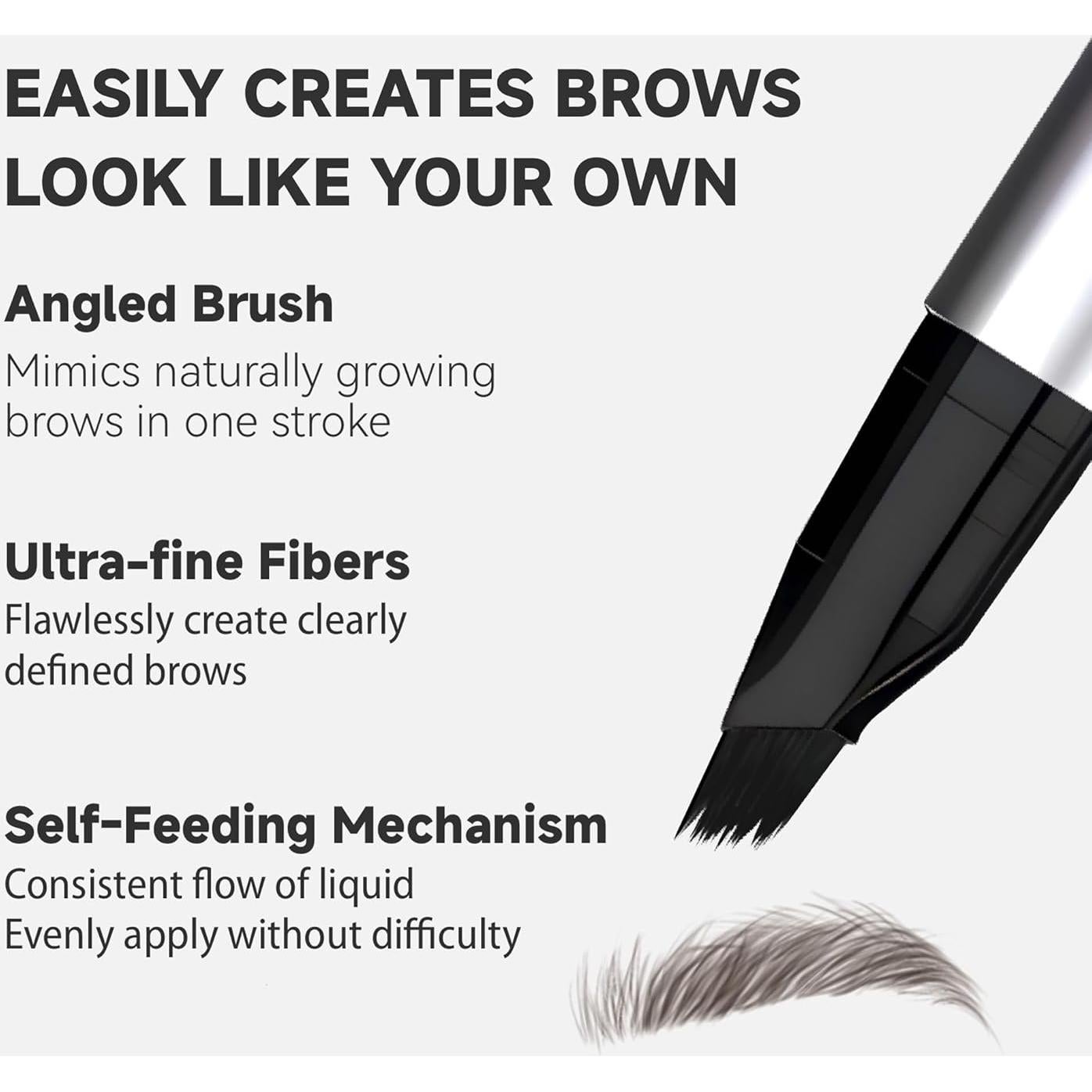 Lápiz de Cejas Unicos Coco, Impermeable, 24hrs Duración