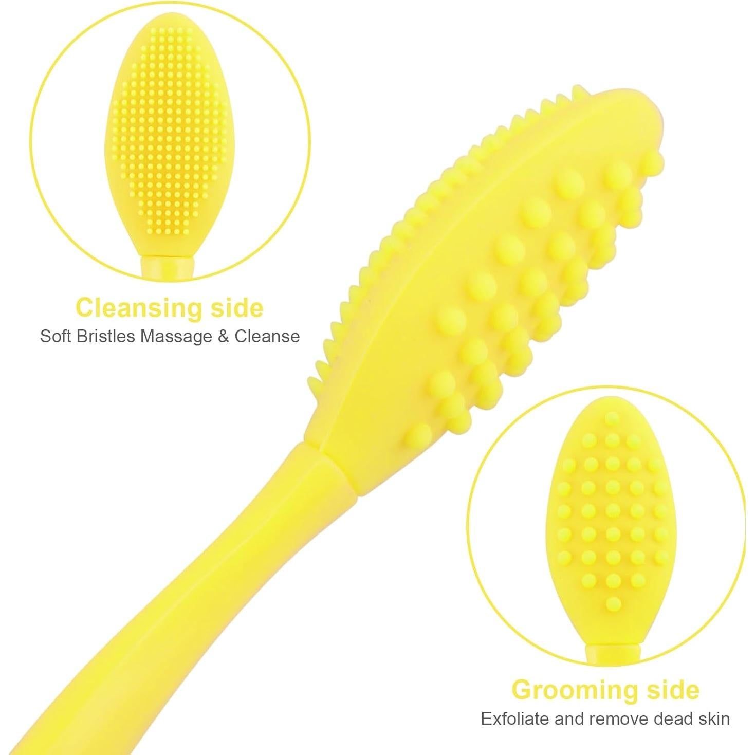 Cepillo Exfoliante para Labios YOUKOOL Doble Cara Amarillo 2pcs