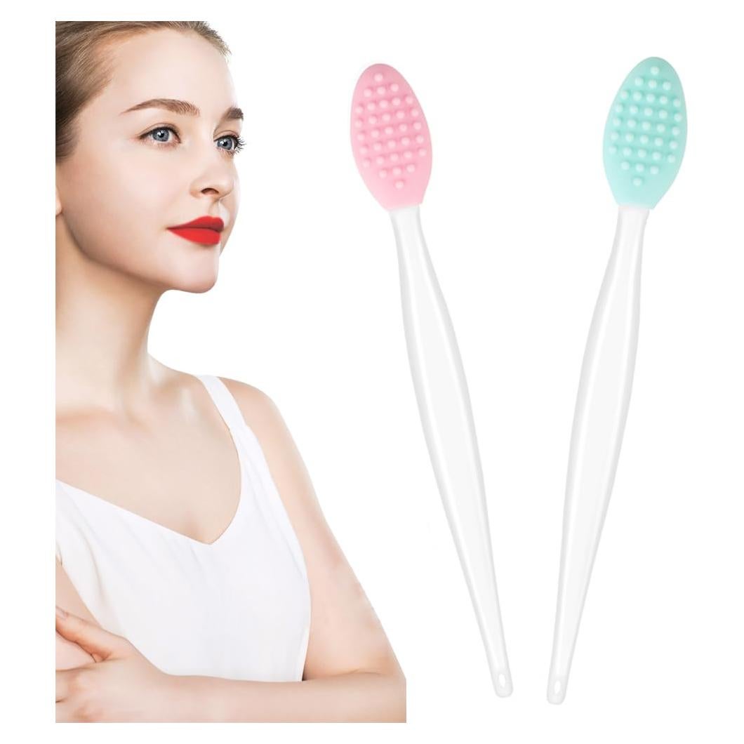 Cepillo Exfoliante de Labios de Silicona Yoizyfree 2 en 1