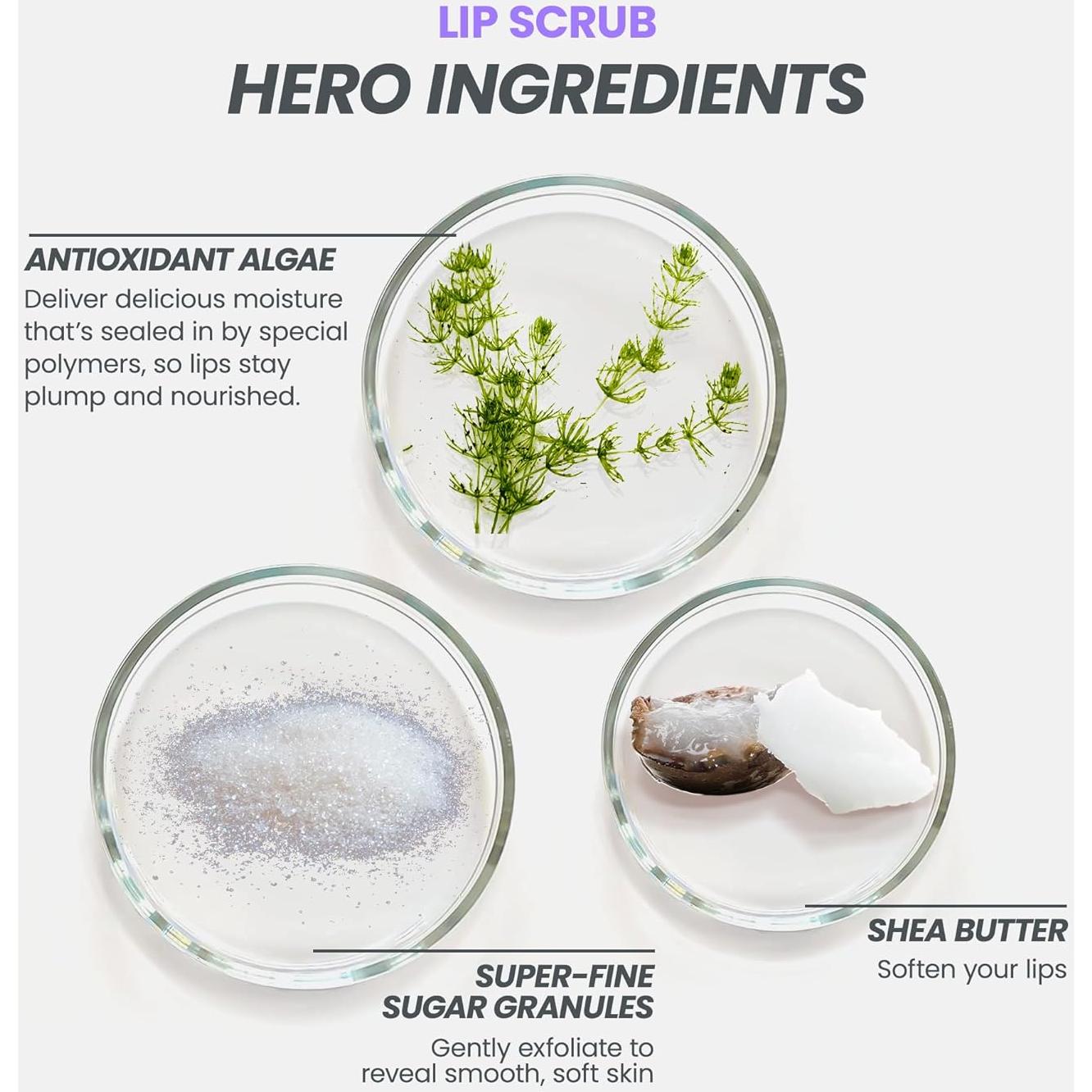 Exfoliante Labial 3 en 1 Wonderskin 28g - Hidratante y Suave