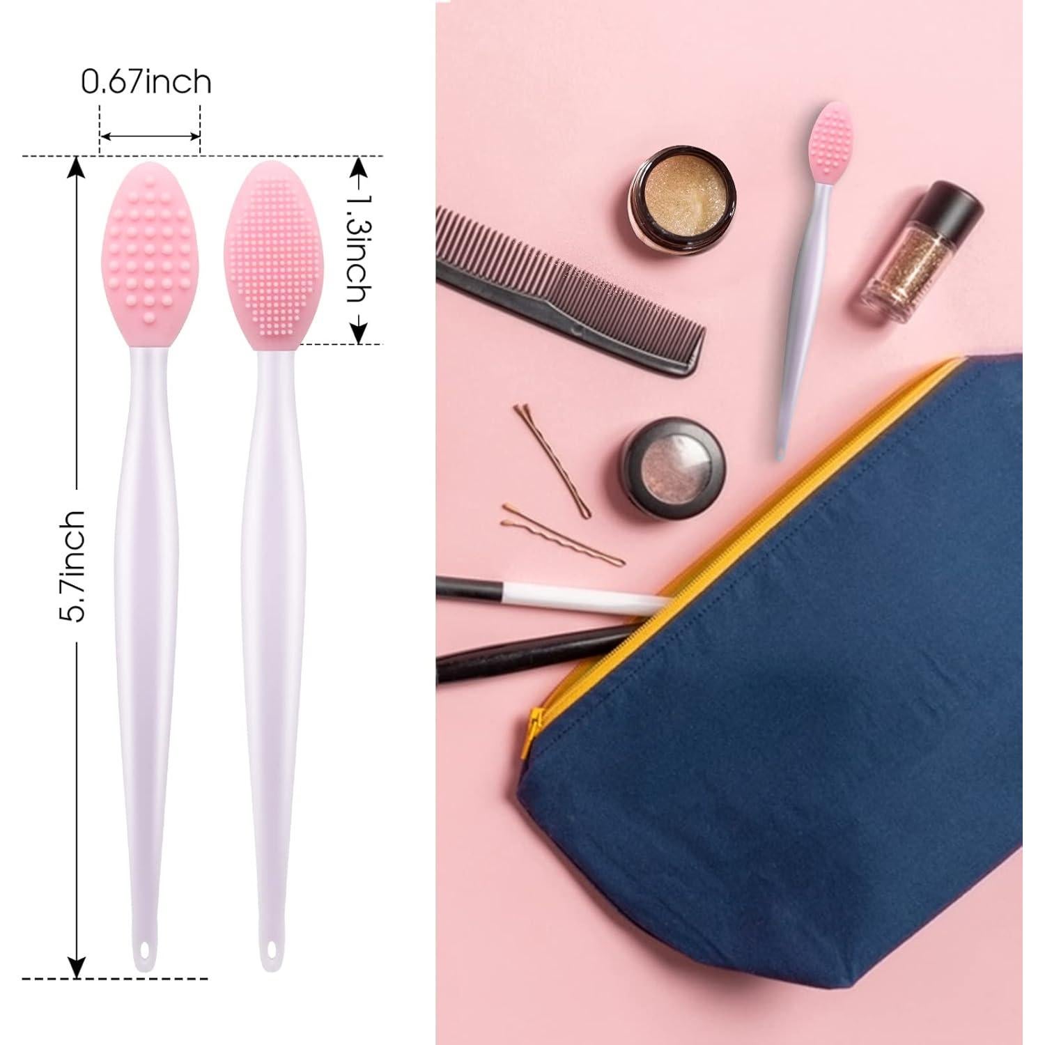 Cepillo Exfoliante de Labios YOUKOOL Doble Cara 2 PCS