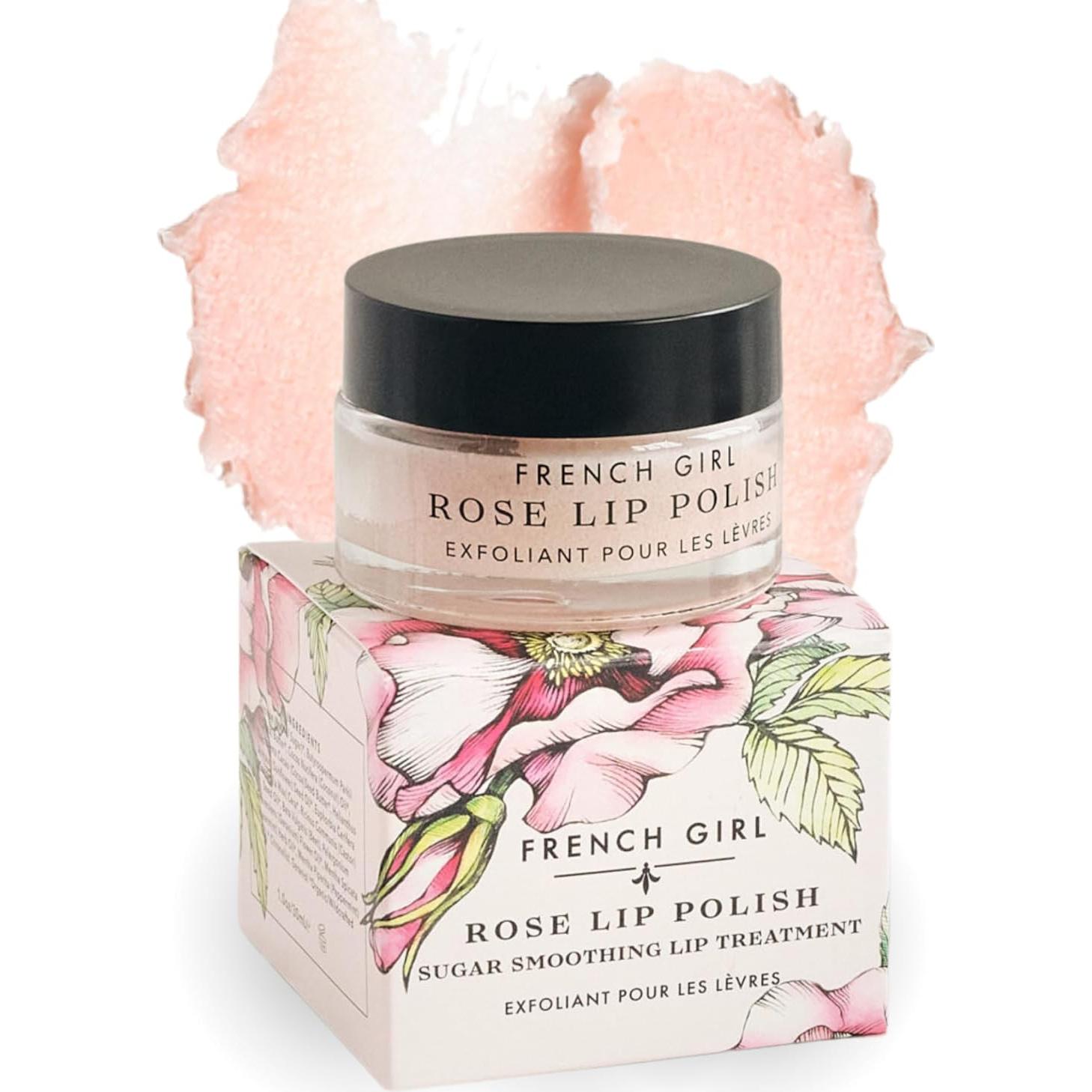 Exfoliante Labial Rosa Chica Francesa 28g - Hidratante Orgánico