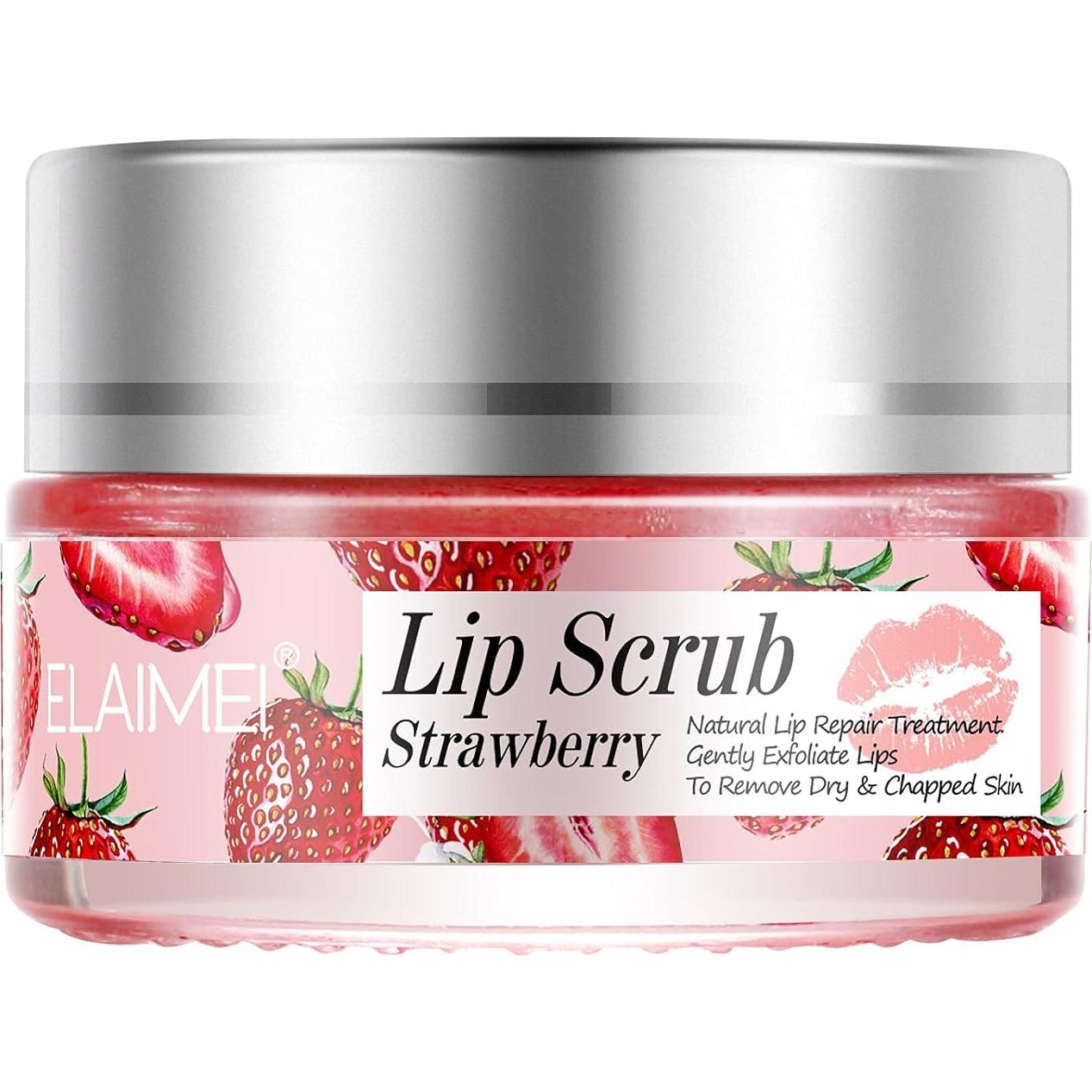 Exfoliante Labial de Fresa FCZJYUS - Hidratante y Reparador