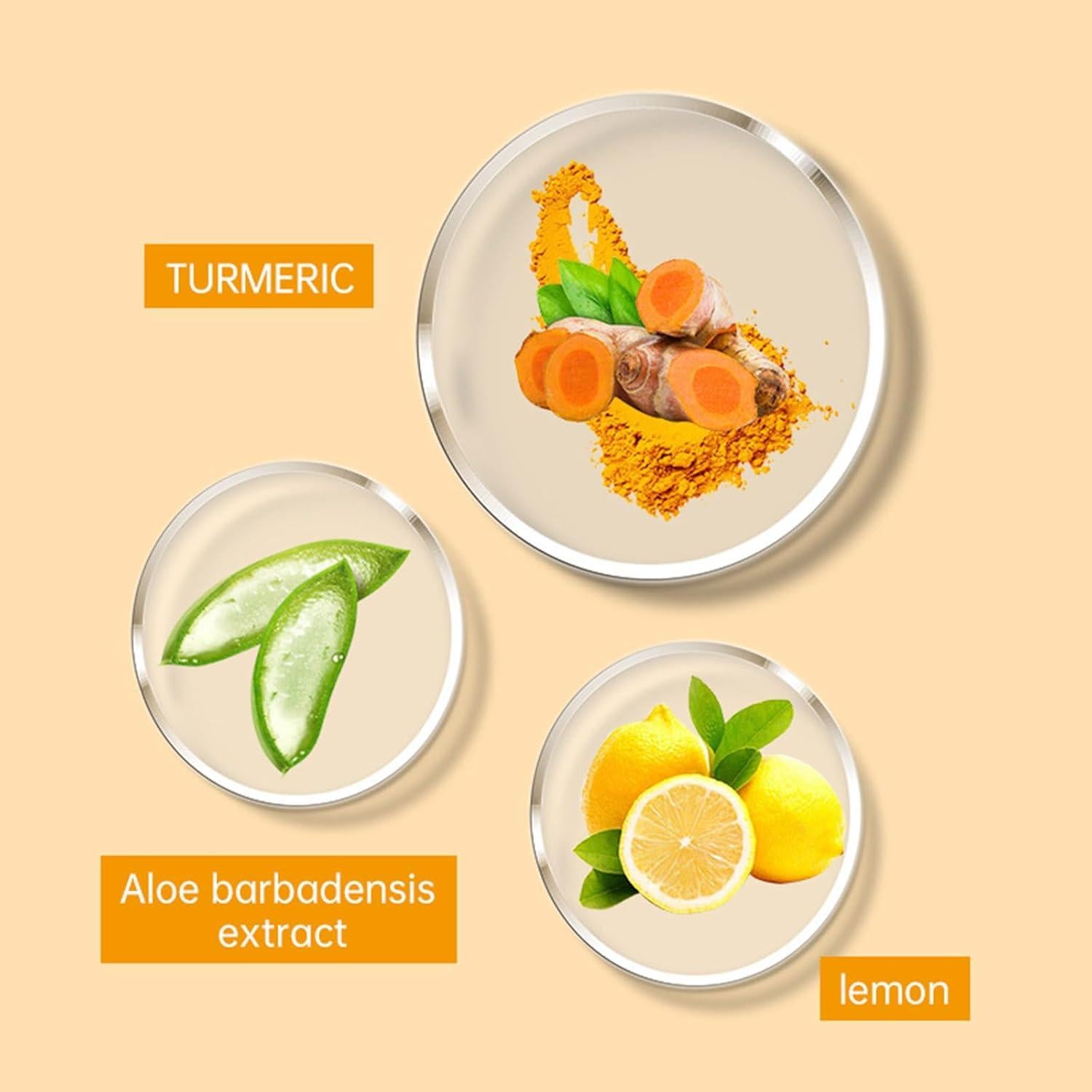 Exfoliante de Labios YJLYQF con Cúrcuma y Limón 90g