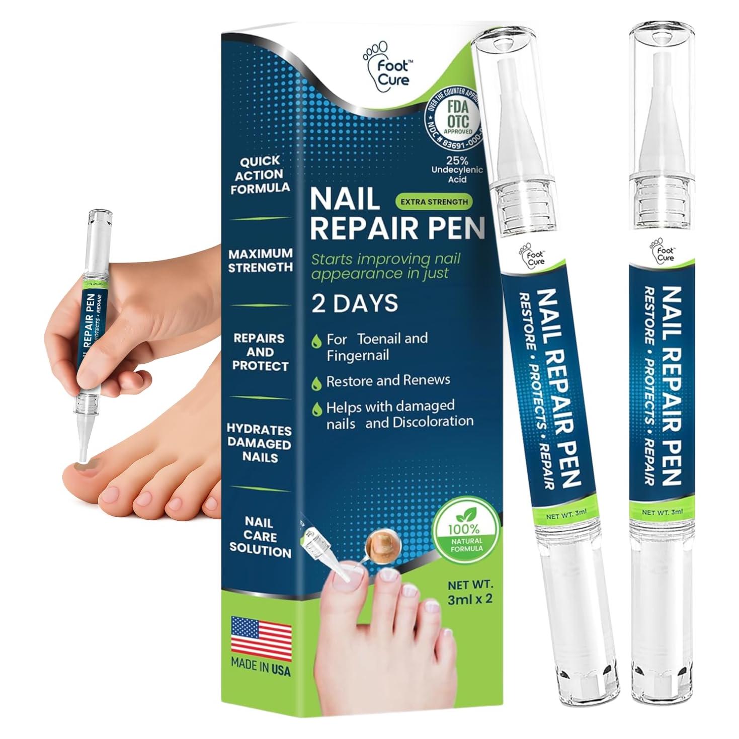Bolígrafo Antifúngico FOOT CURE 2-Pack 25% Ácido Undecilénico