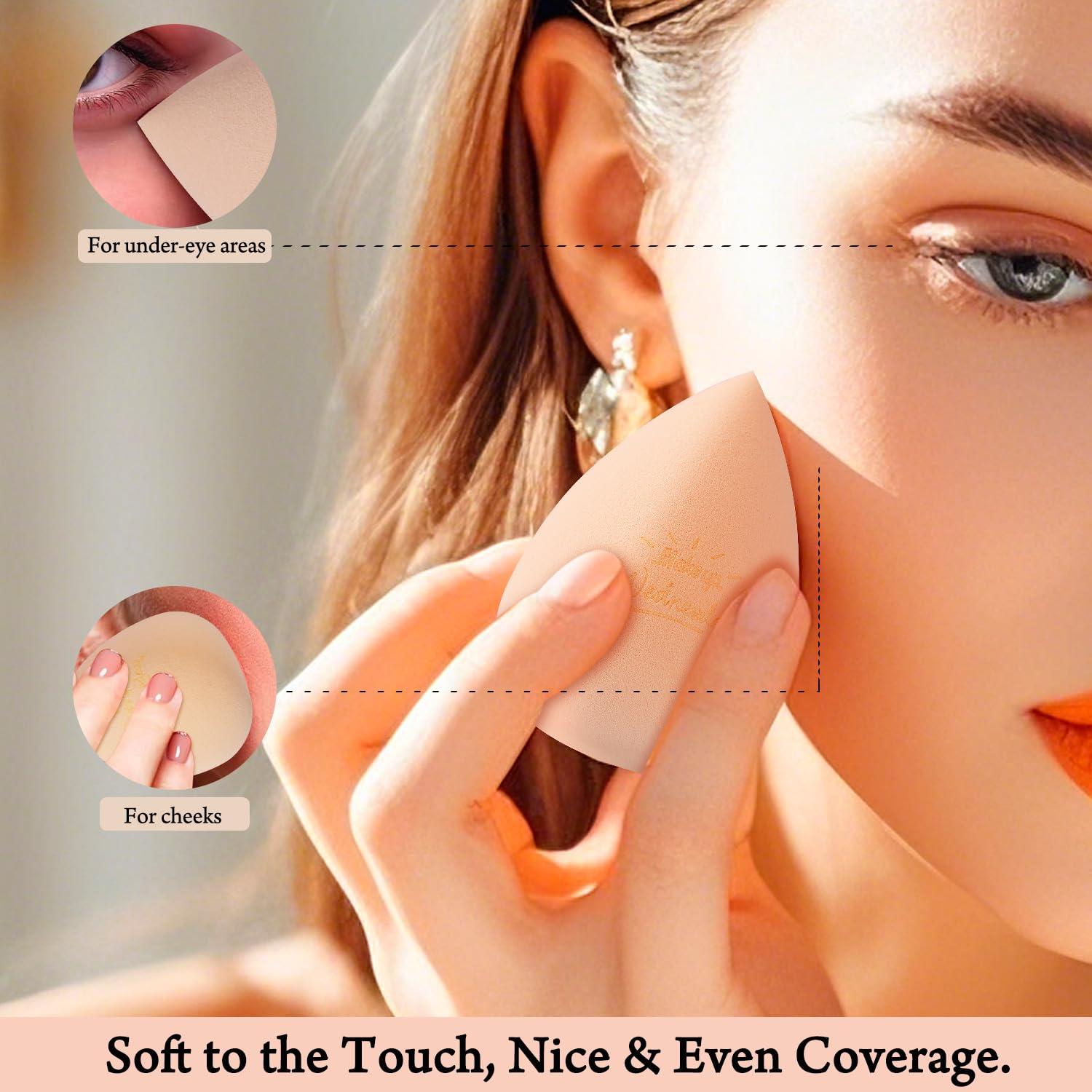 Juego de Esponjas de Maquillaje Real Perfection 8 Piezas Beige