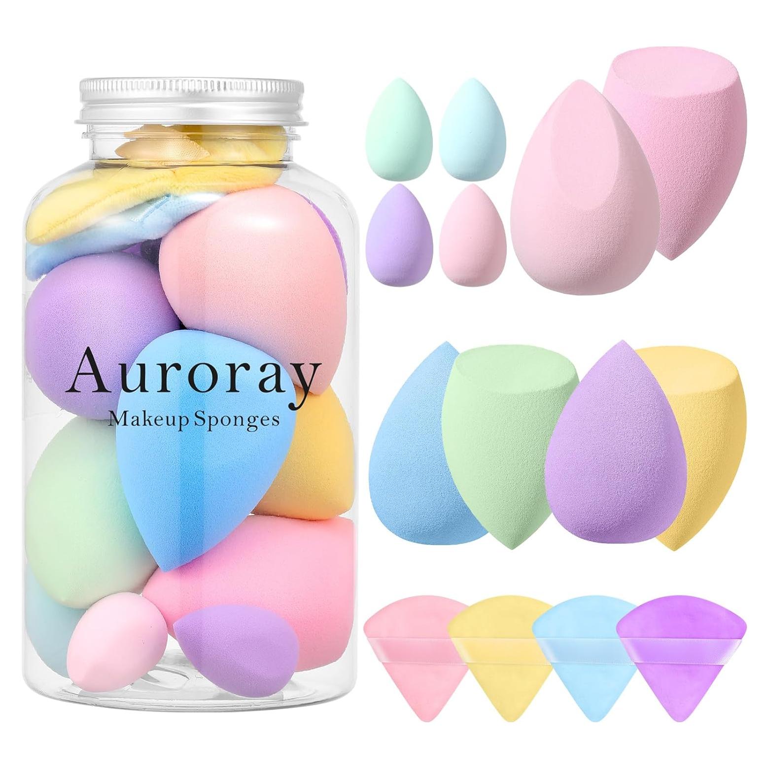 Set de 14 Esponjas de Maquillaje Auroray - Colorido