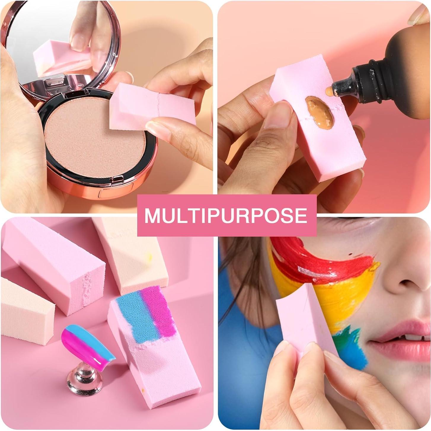 Esponjas de Maquillaje en Cuña Teenitor 48 Piezas Sin Látex