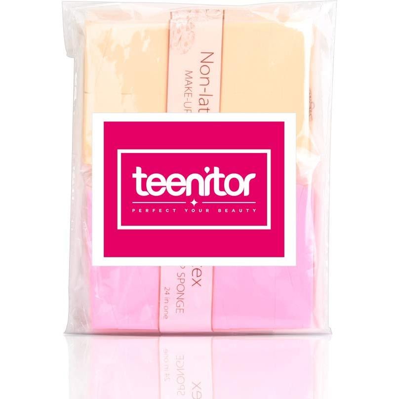 Esponjas de Maquillaje en Cuña Teenitor 48 Piezas Sin Látex
