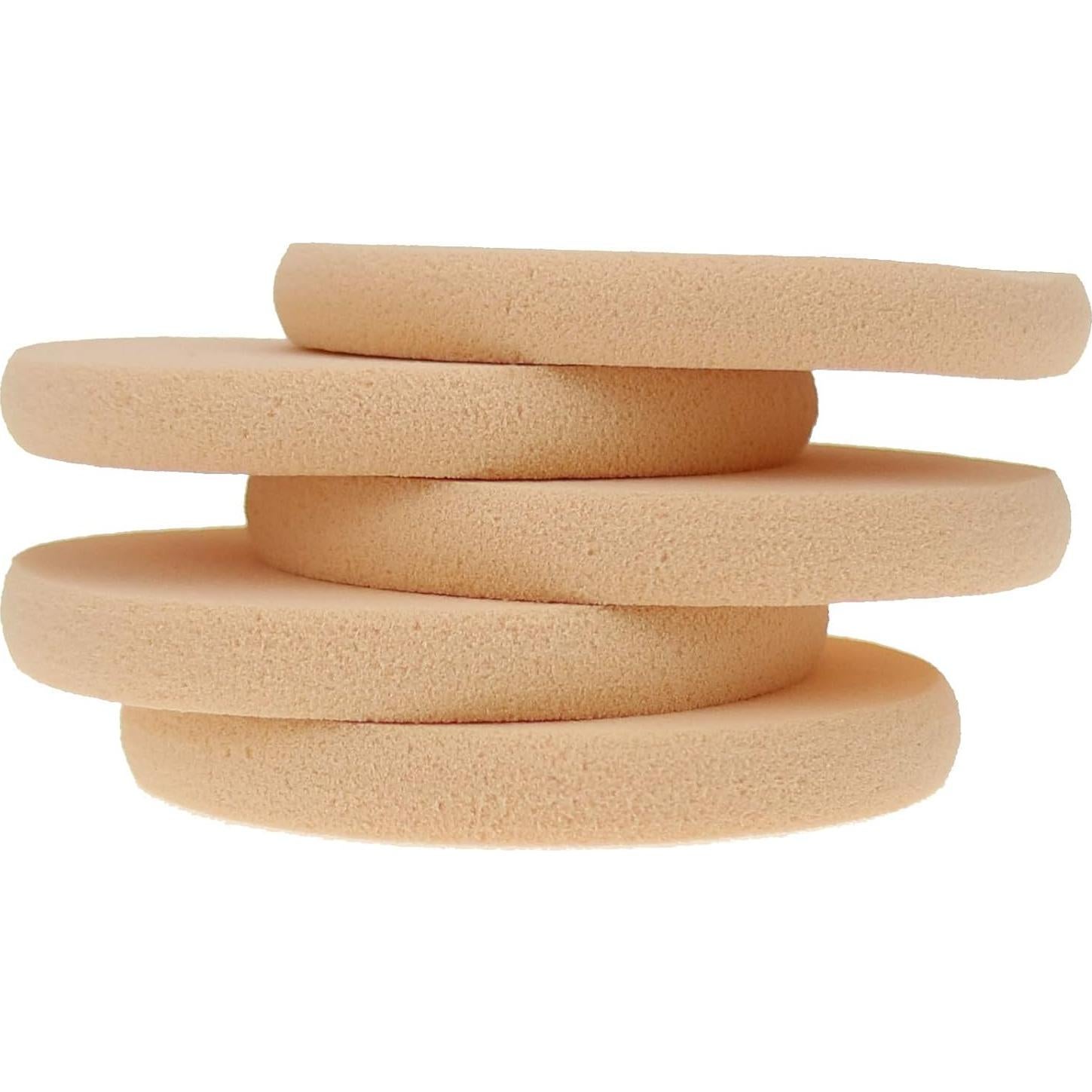 25 Esponjas de Maquillaje Redondas Suaves HANJIAONI 5cm