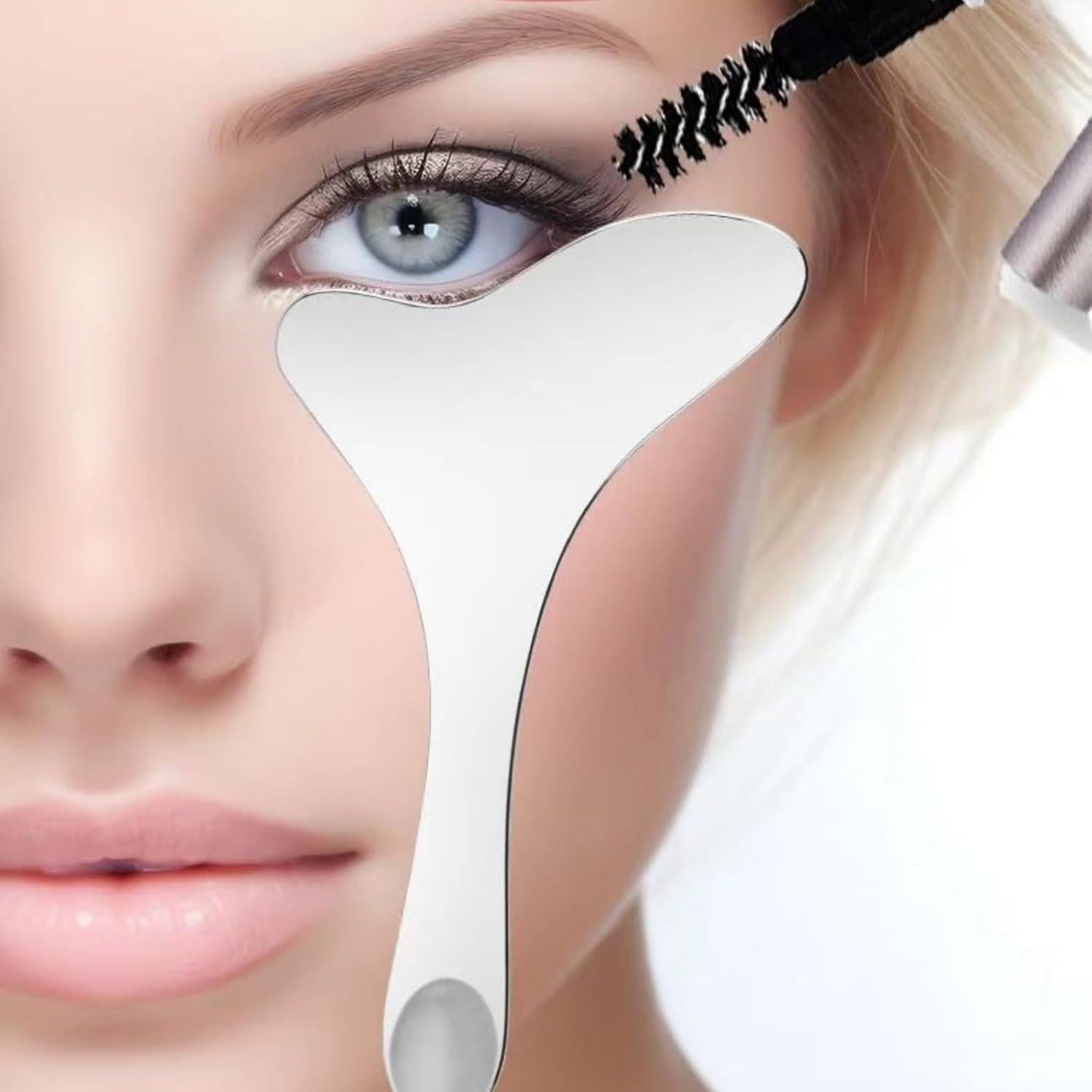 Plantillas de Eyeliner Profesional Acero Inoxidable 2PCS