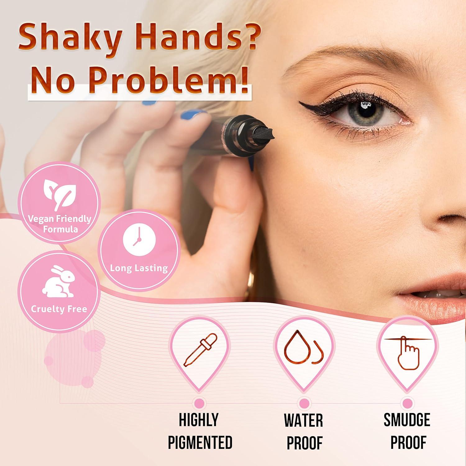 Delineador de Ojos con Sello Vogue Efectos Negro Medianoche 10mm