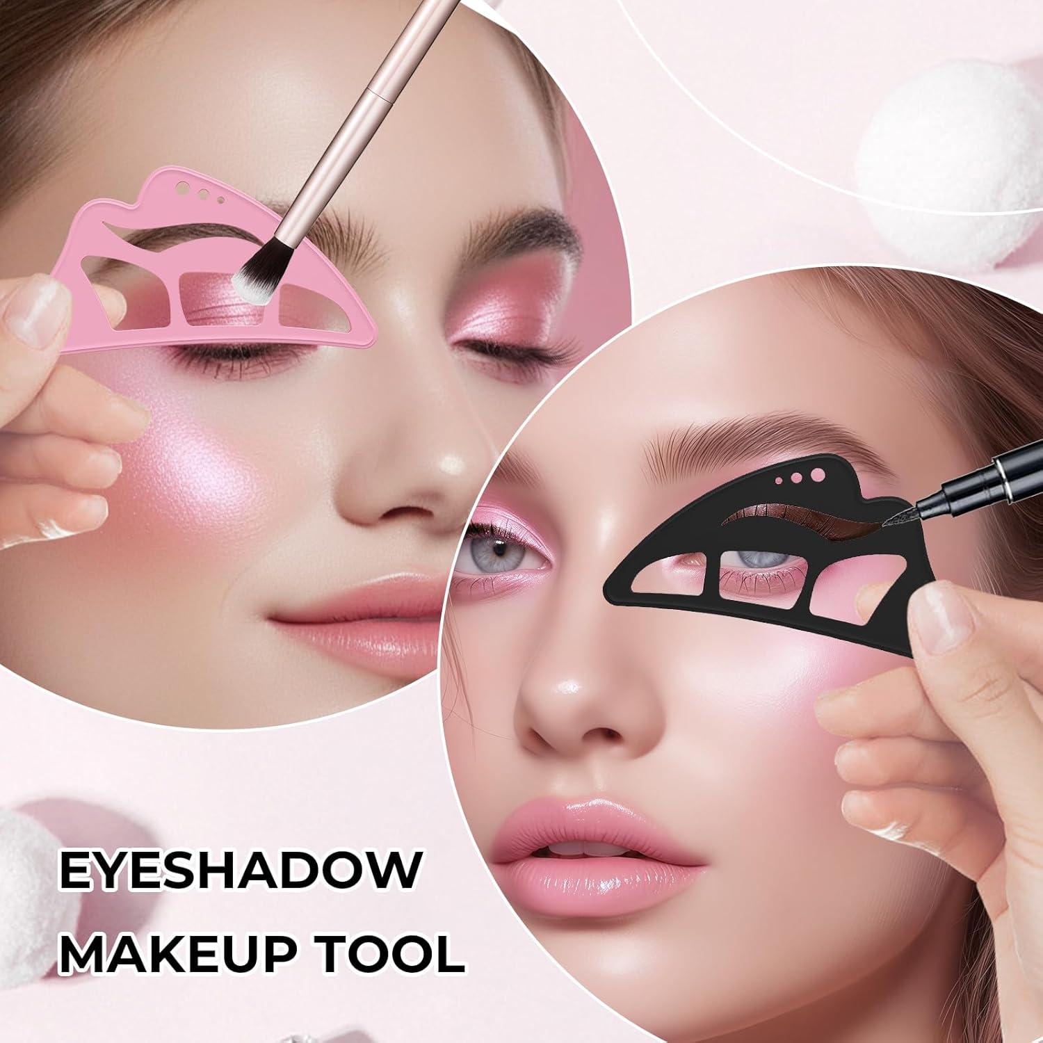 Set de Plantillas para Delineador de Ojos DAGEDA - 3 Piezas Silicona