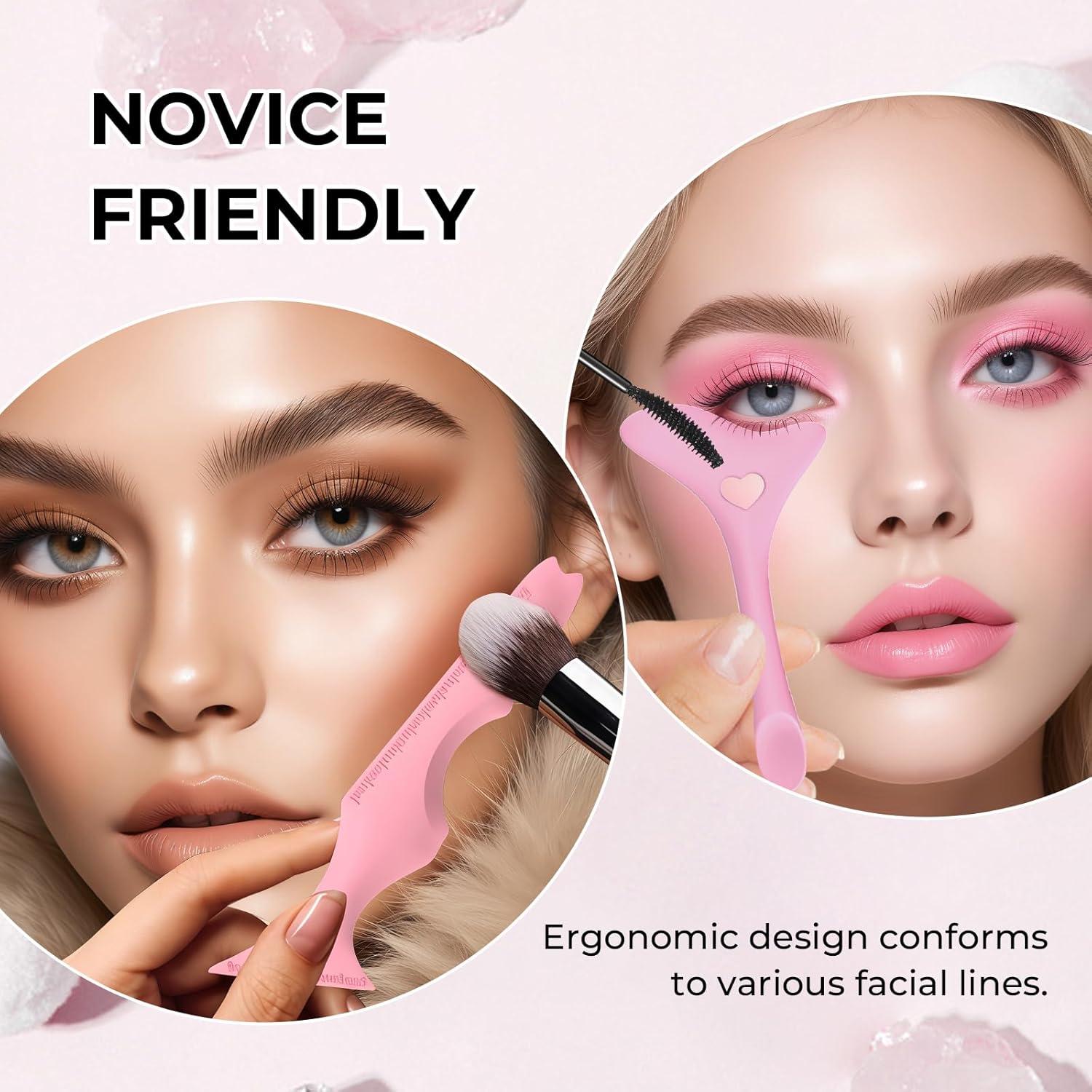 Set de Plantillas para Delineador de Ojos DAGEDA - 3 Piezas Silicona