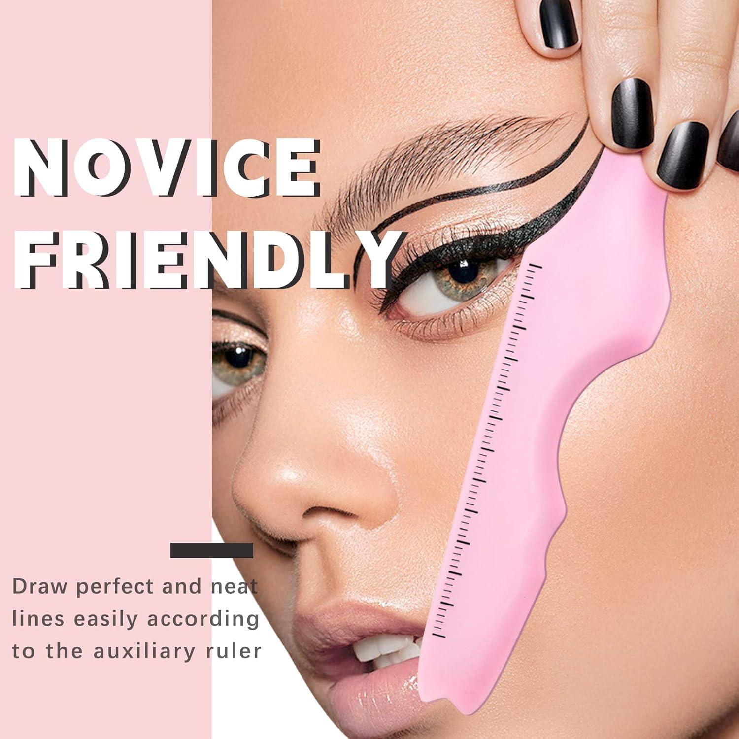 Plantilla de Delineador de Ojos HOSAILY Rosa 5 en 1 Multifuncional