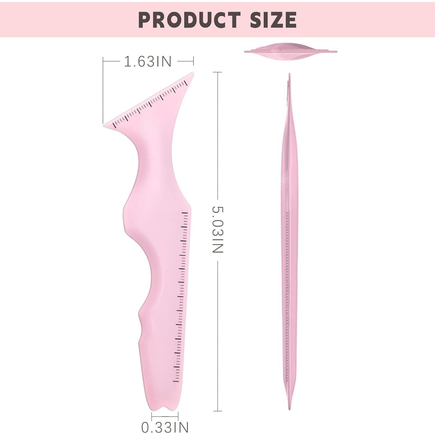 Plantilla de Delineador de Ojos HOSAILY Rosa 5 en 1 Multifuncional