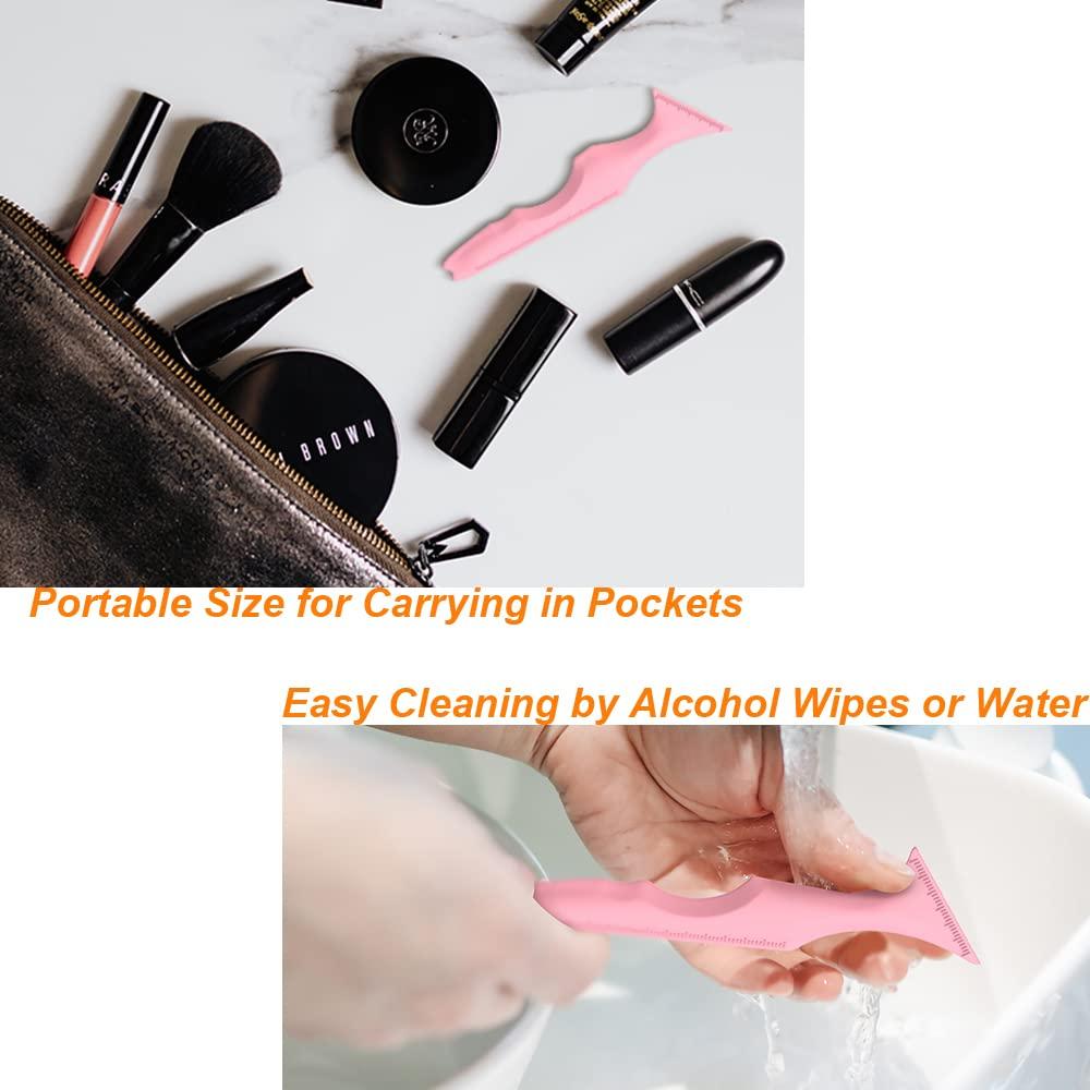 Plantillas de Delineador de Ojos URGINO 5 en 1 Reutilizables Rosa