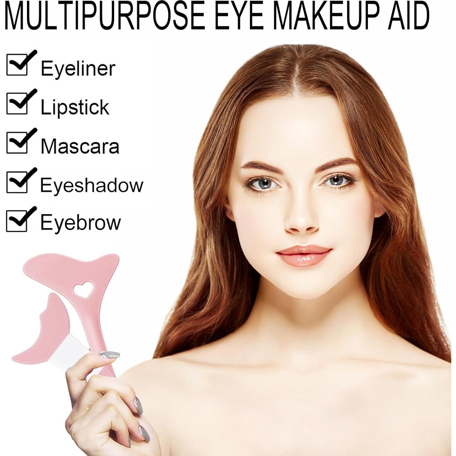 Plantillas de Eyeliner Reutilizables SUMEITANG Rosa 2 Pcs