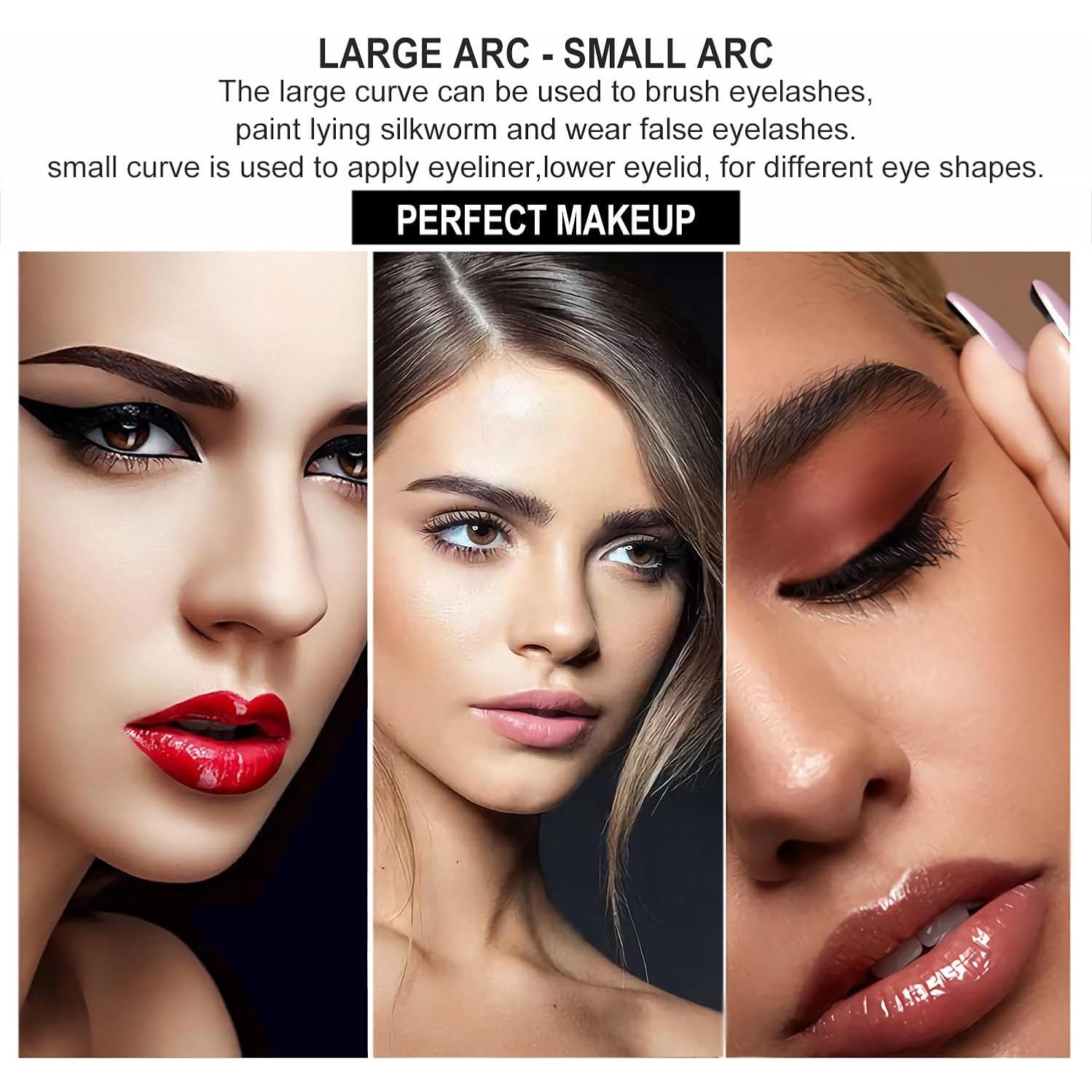 Plantillas de Eyeliner Reutilizables SUMEITANG Rosa 2 Pcs