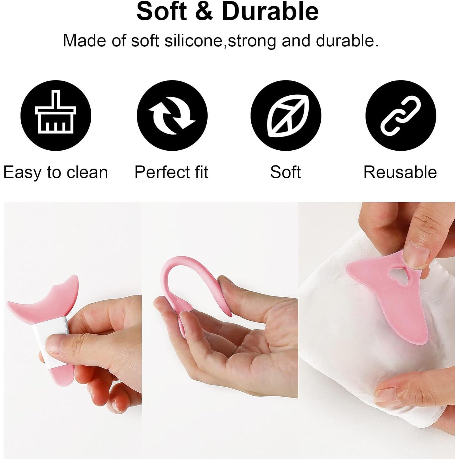 Plantillas de Eyeliner Reutilizables SUMEITANG Rosa 2 Pcs