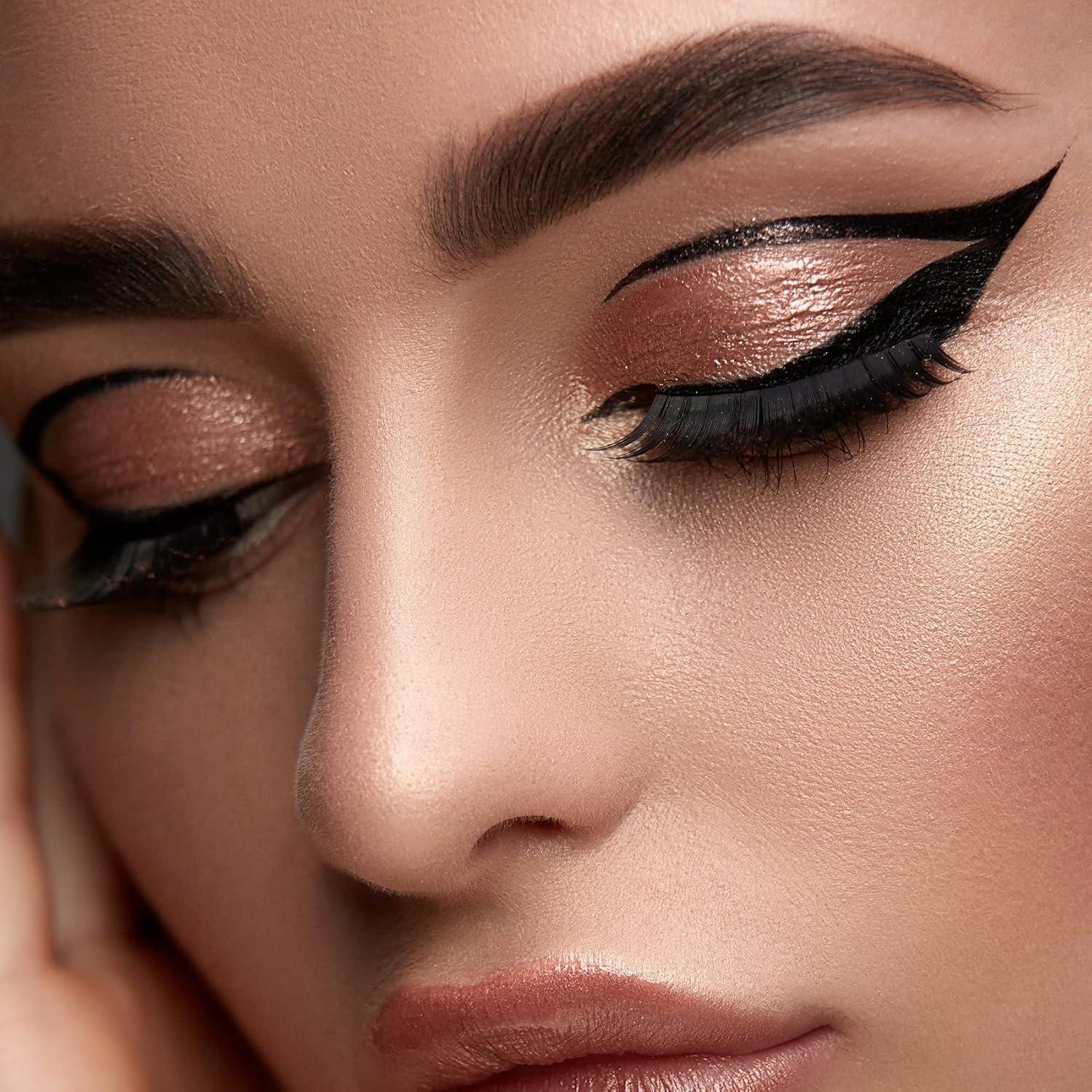 Plantillas de Eyeliner TailaiMei - 2 Piezas PVC Mate para Maquillaje