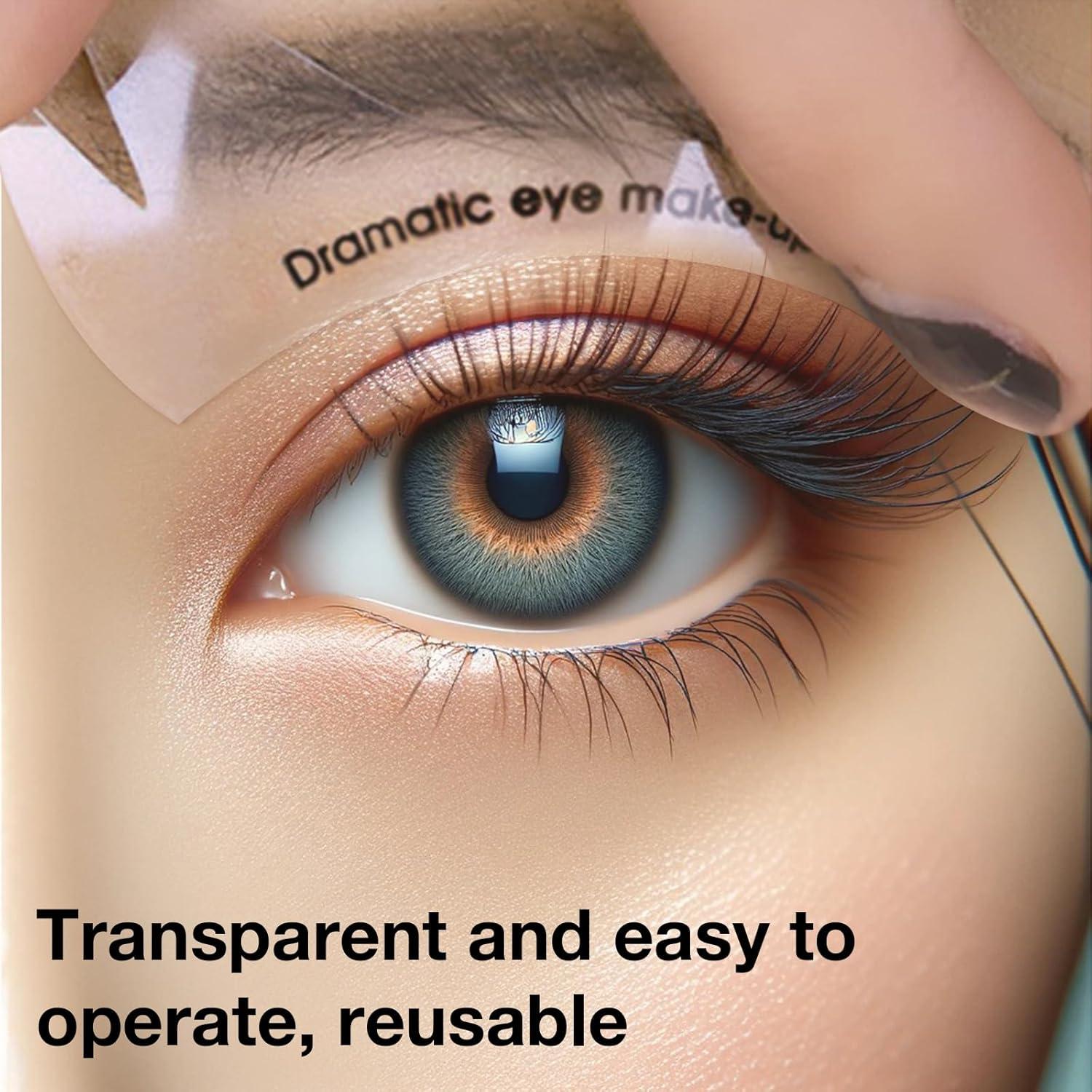 Kit de Plantillas para Maquillaje - Delineador, Cejas y Sombra