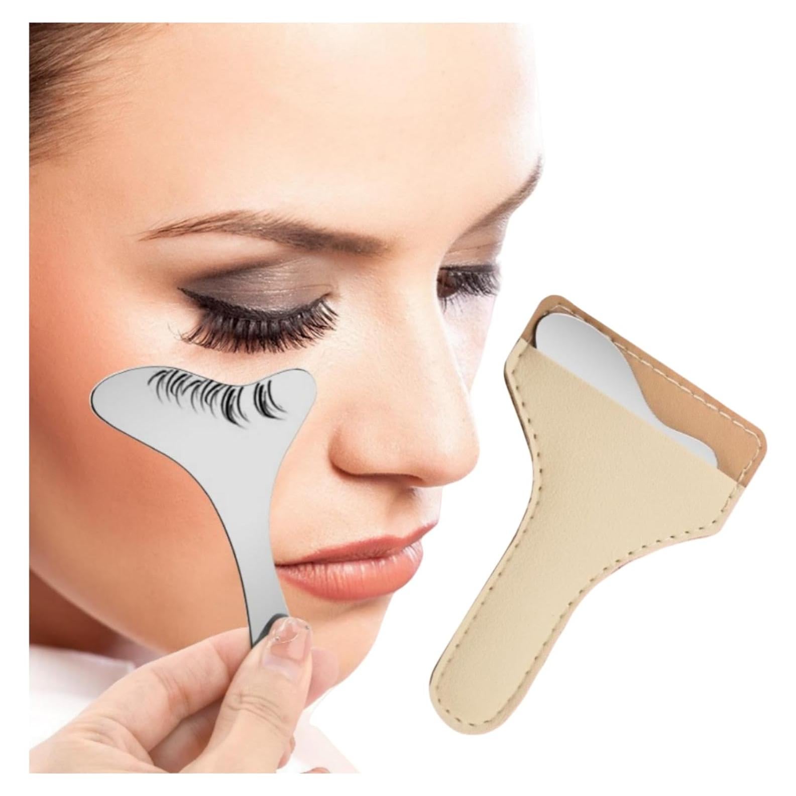 Juego de 2 Plantillas de Delineador Acero Inoxidable 304