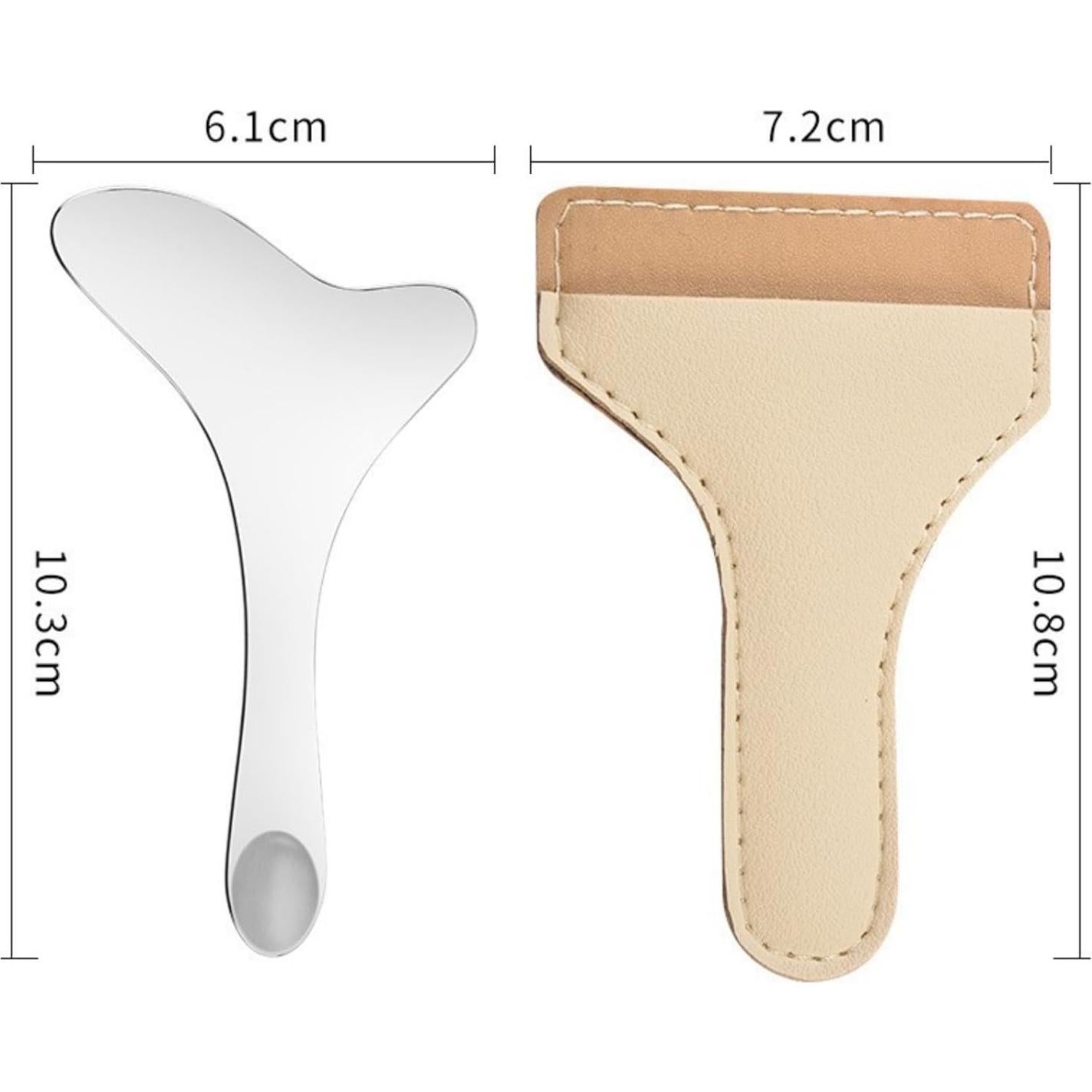 Juego de 2 Plantillas de Delineador Acero Inoxidable 304