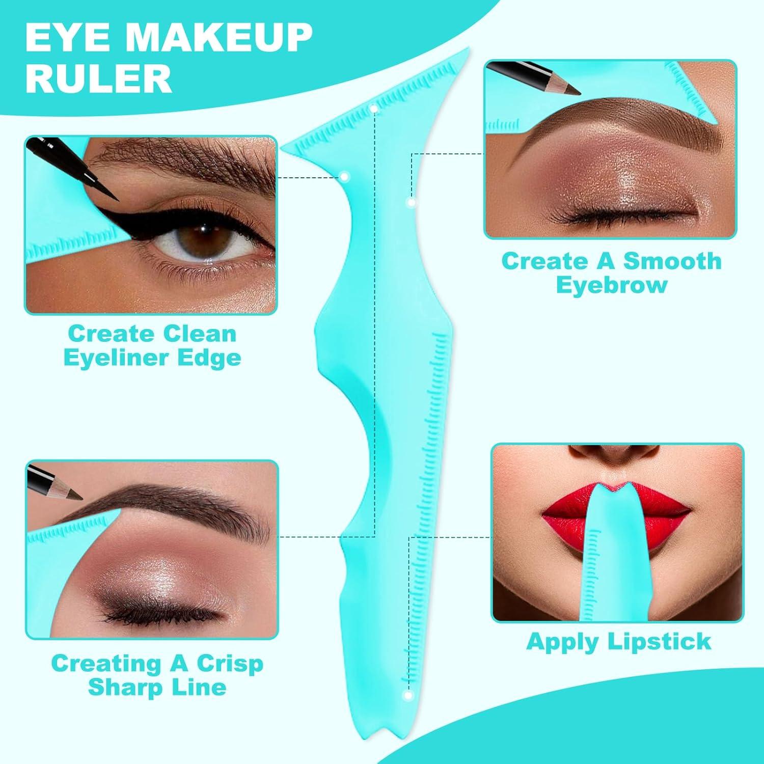 4 Plantillas de Delineador IDDFEVE para Ojos de Gato - Silicona