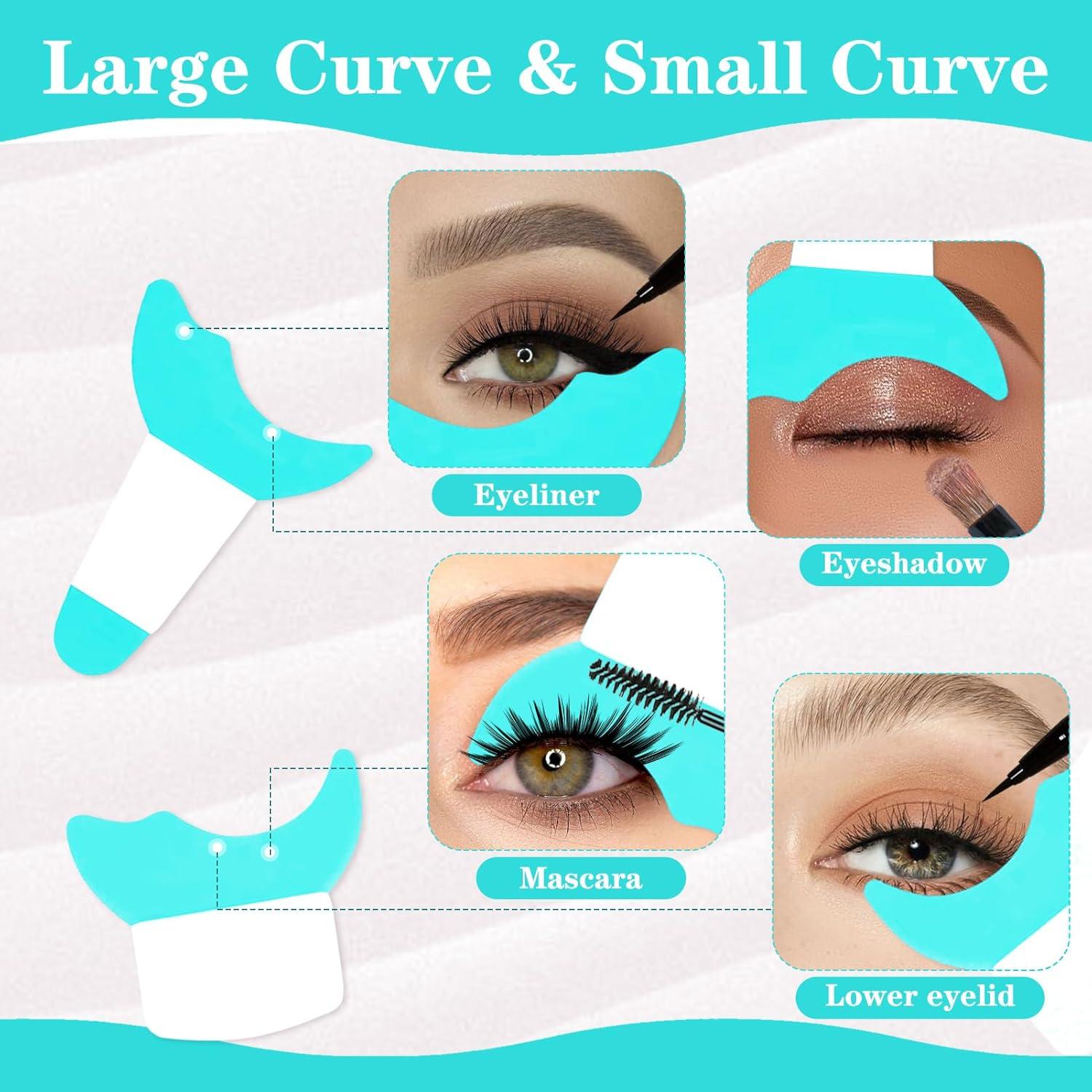 4 Plantillas de Delineador IDDFEVE para Ojos de Gato - Silicona