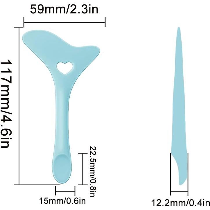 Plantillas de Delineador de Ojos Booge - 4 Piezas Multiusos Azul