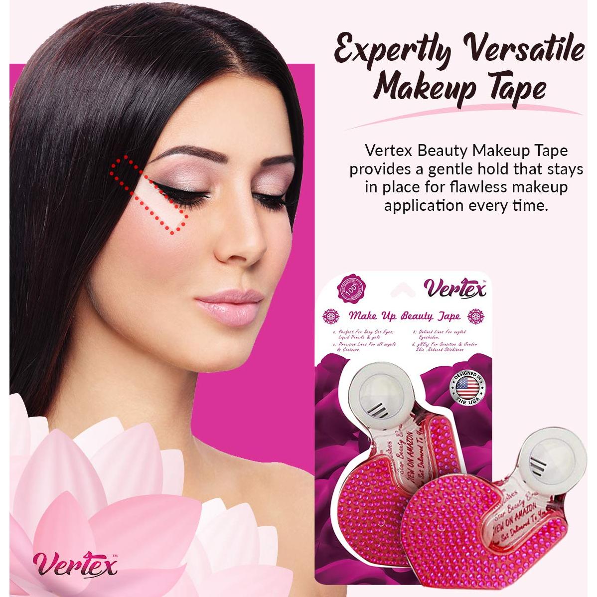 Plantillas de Delineador de Ojos Vertex Beauty - Cinta Adhesiva