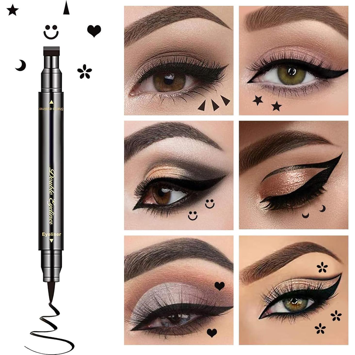 Conjunto de 6 Lápices de Sello Delineador LOKFAR Impermeable