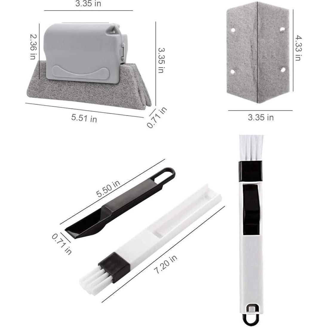 Limpiador de Rieles de Ventana Bestylez 5 Piezas Multicolor