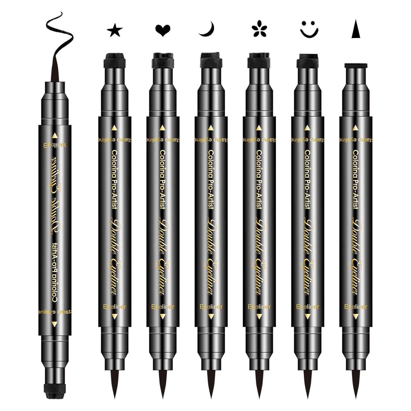 Set de 6 Lápices de Sello Eyeliner Doble Cabeza Erinde