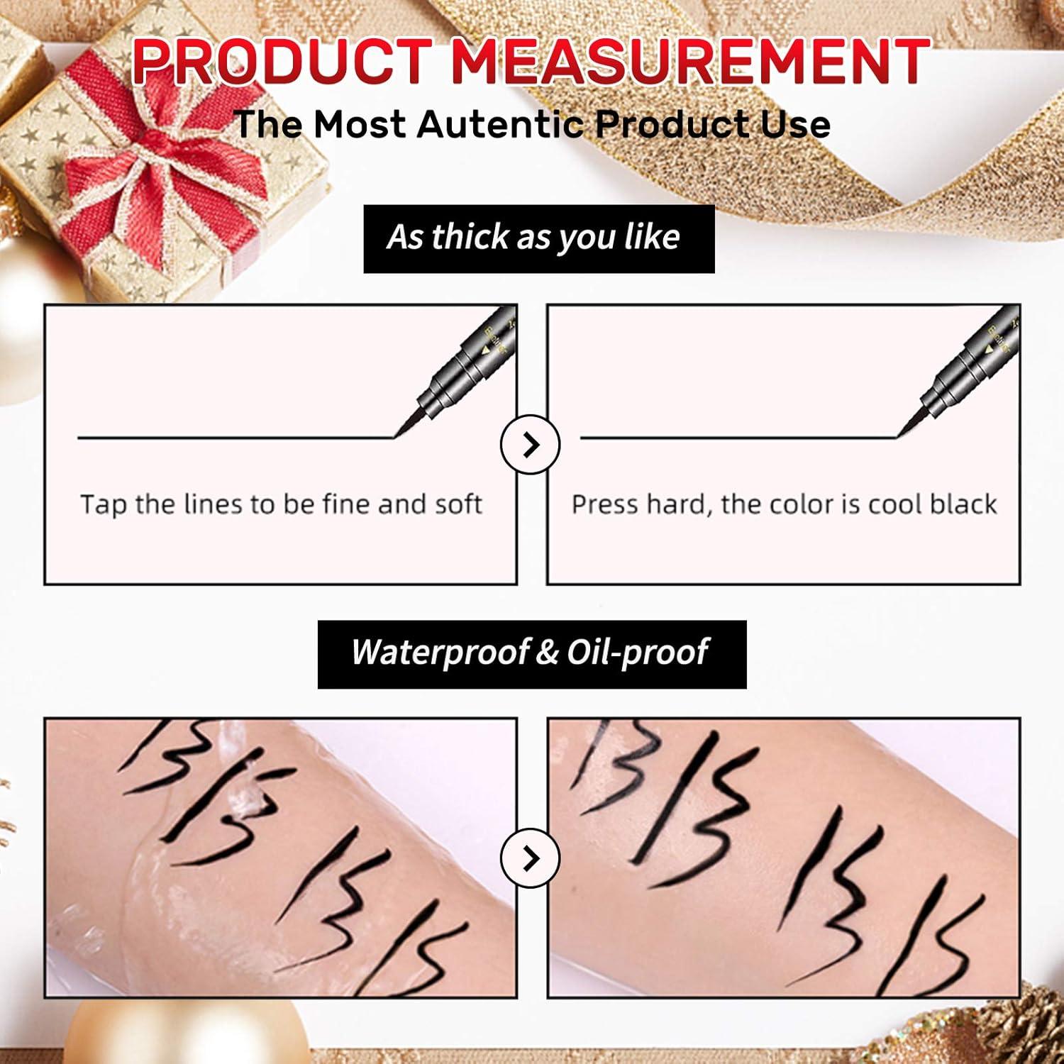 Set de 6 Lápices de Sello Eyeliner Doble Cabeza Erinde