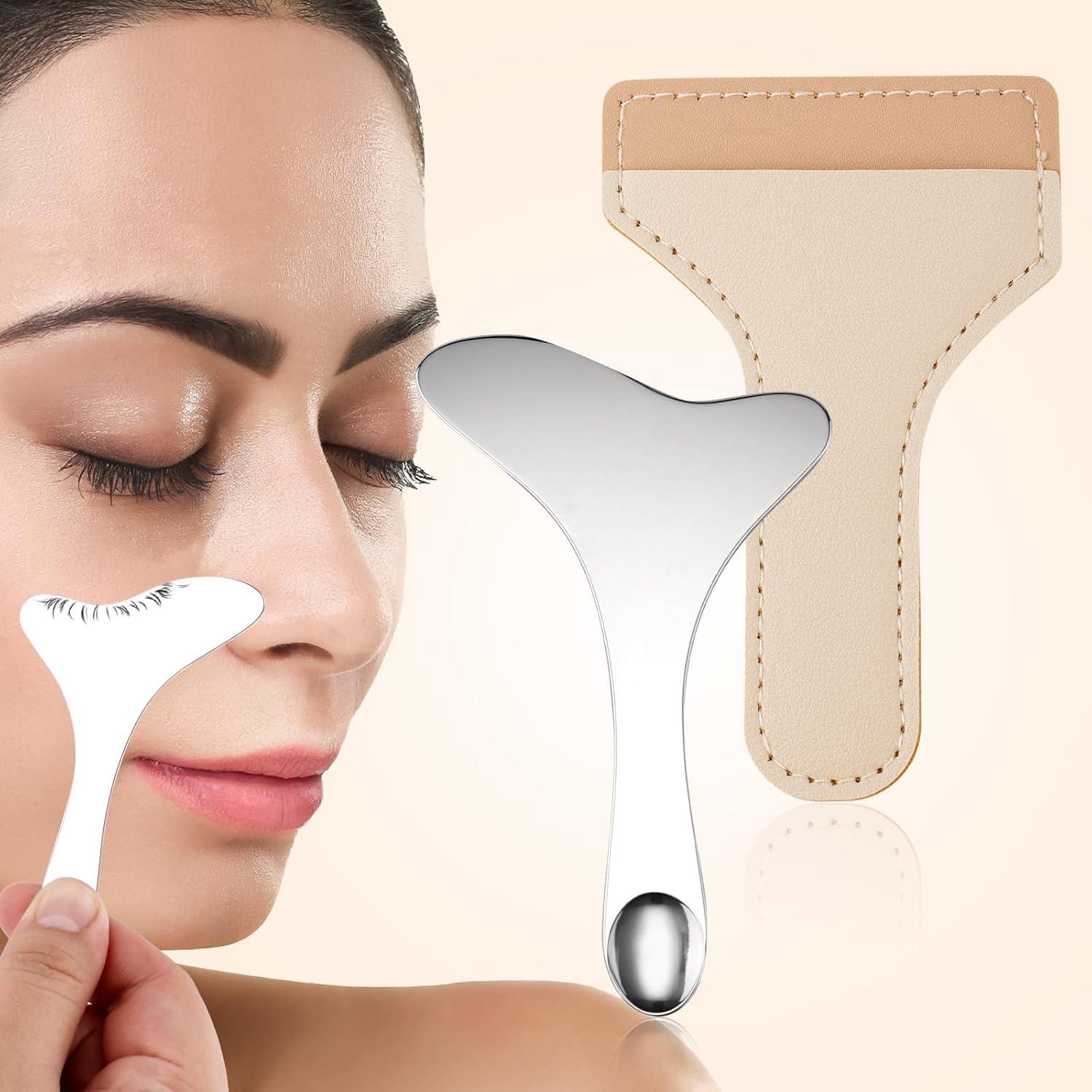 Plantilla de Delineador de Ojos Gosknor, Acero Inoxidable, 10.5x6cm