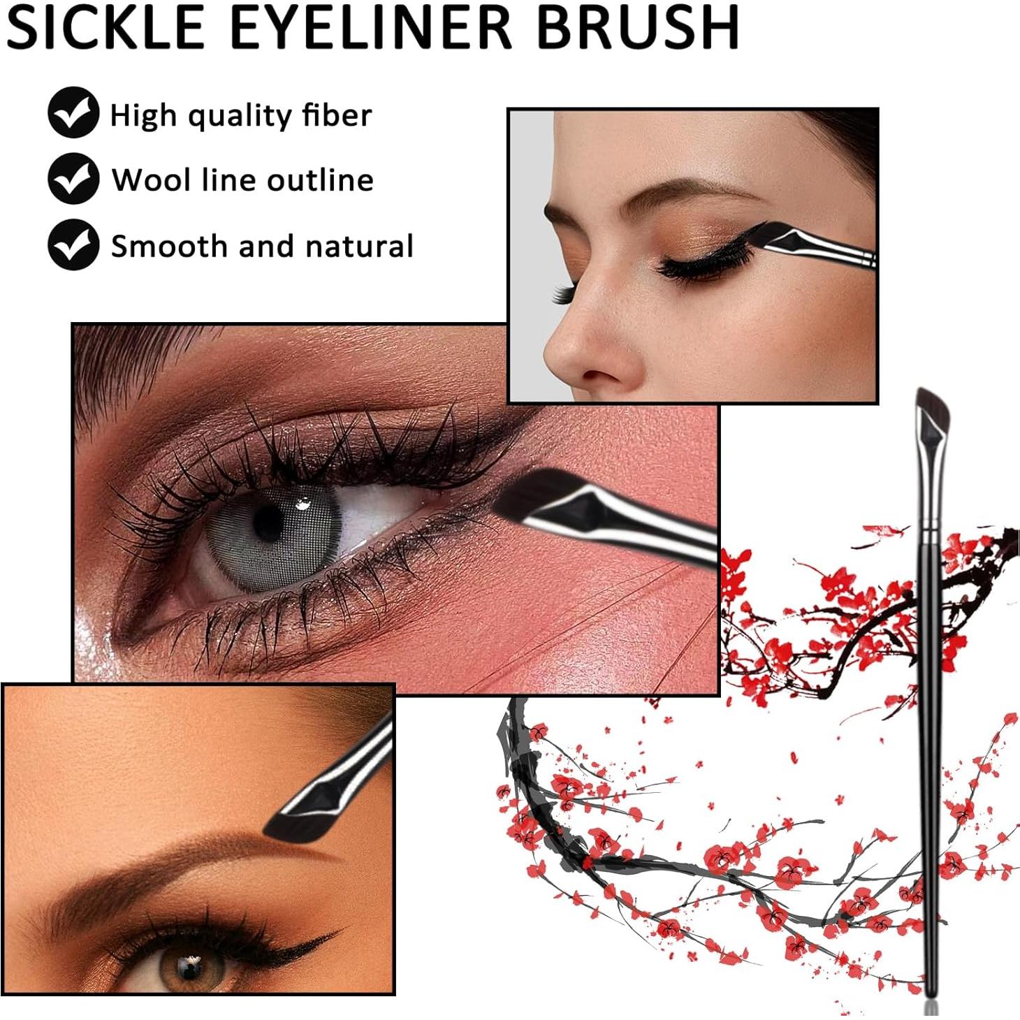 Plantilla de Delineador Reutilizable JIAXIN Morado 3 Pcs