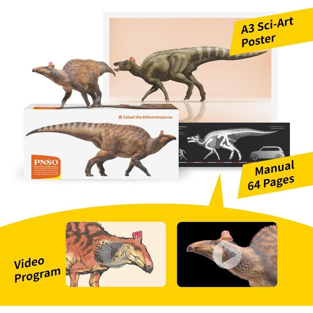 Prehistoric Dinosaur Models (80 Zabad The Edmontosaurus)