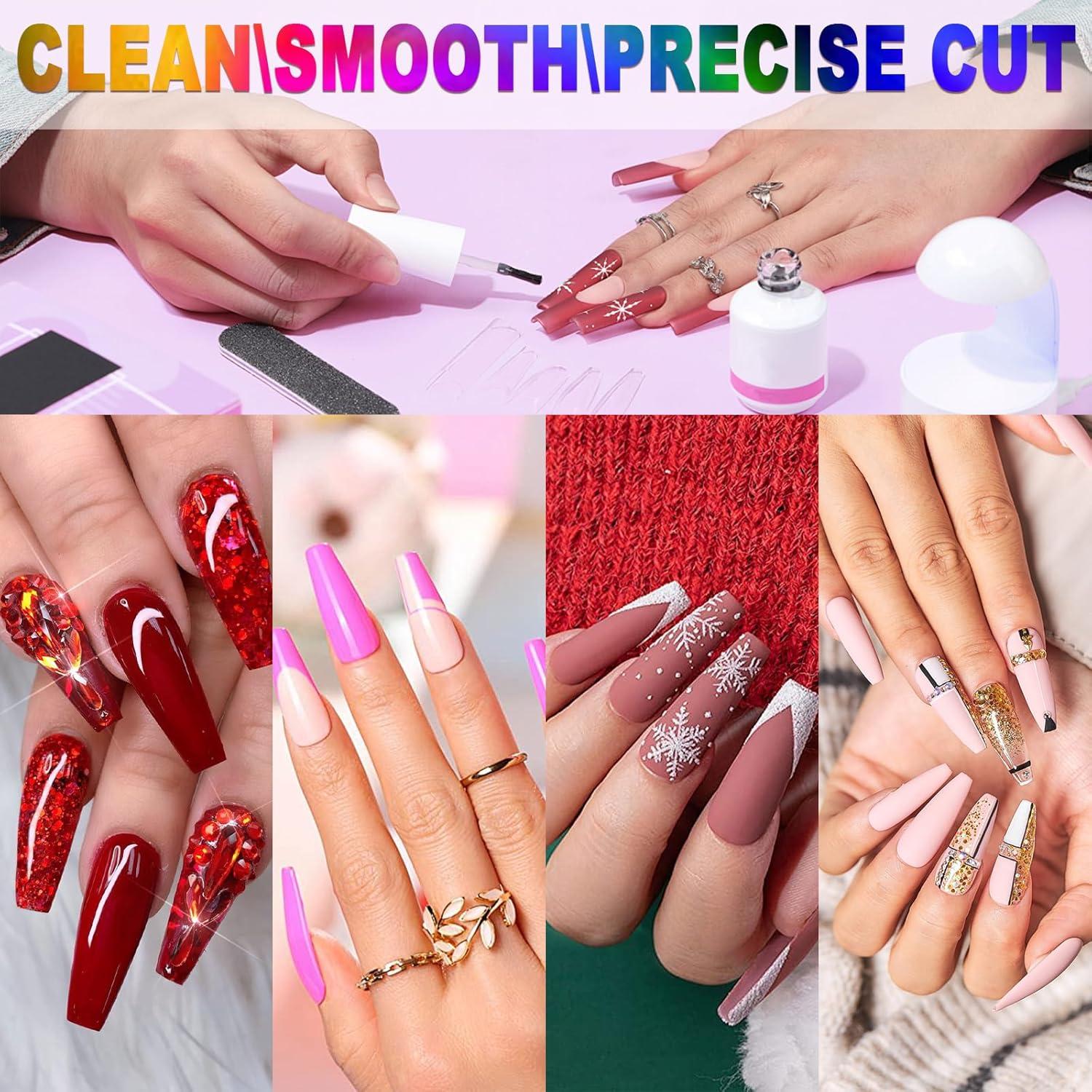 Cortador de Uñas Acrílico Scartink con Medidor Magnético 13 cm