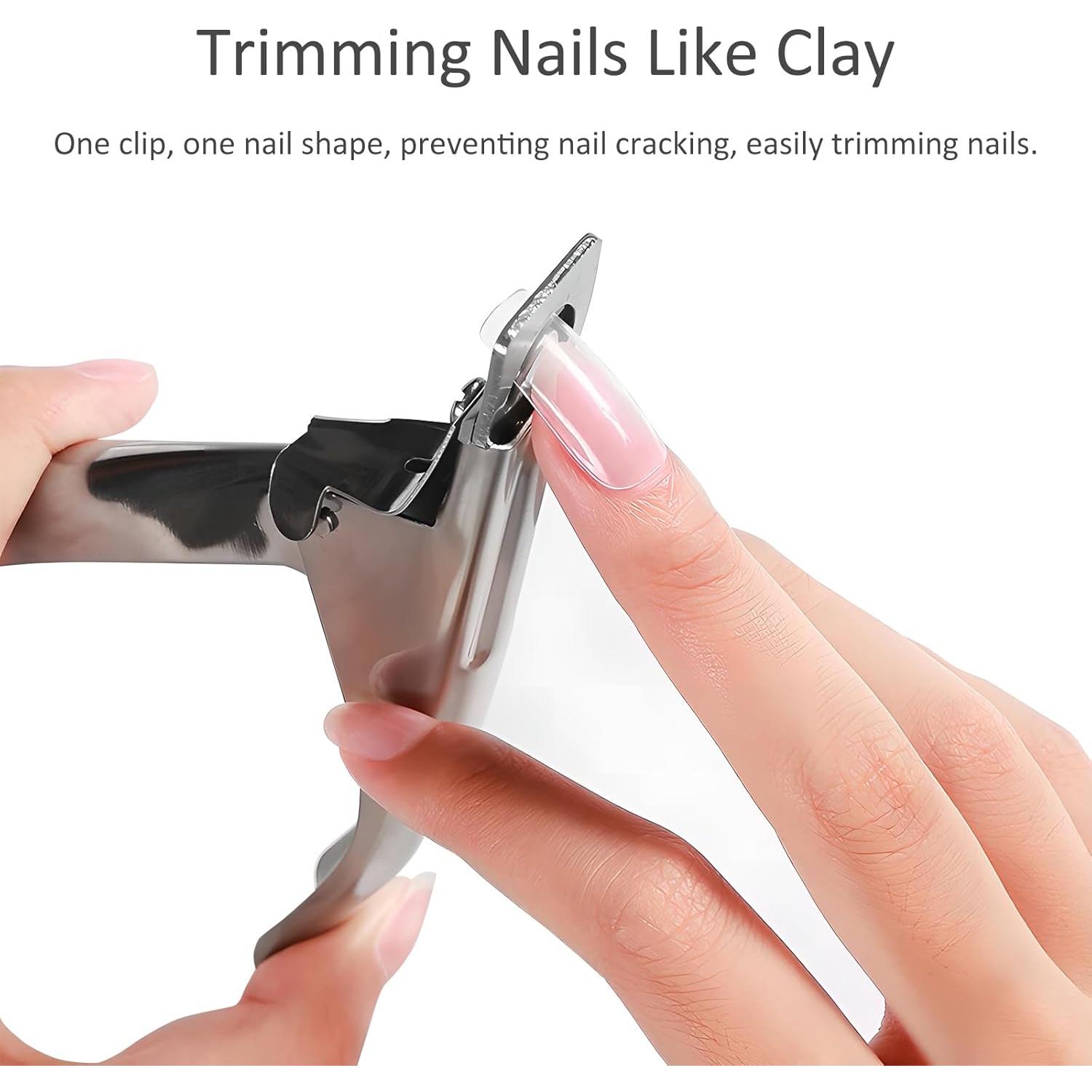 Juego de 2 Cortadores de Uñas Kootinn Acero Inoxidable Titanio