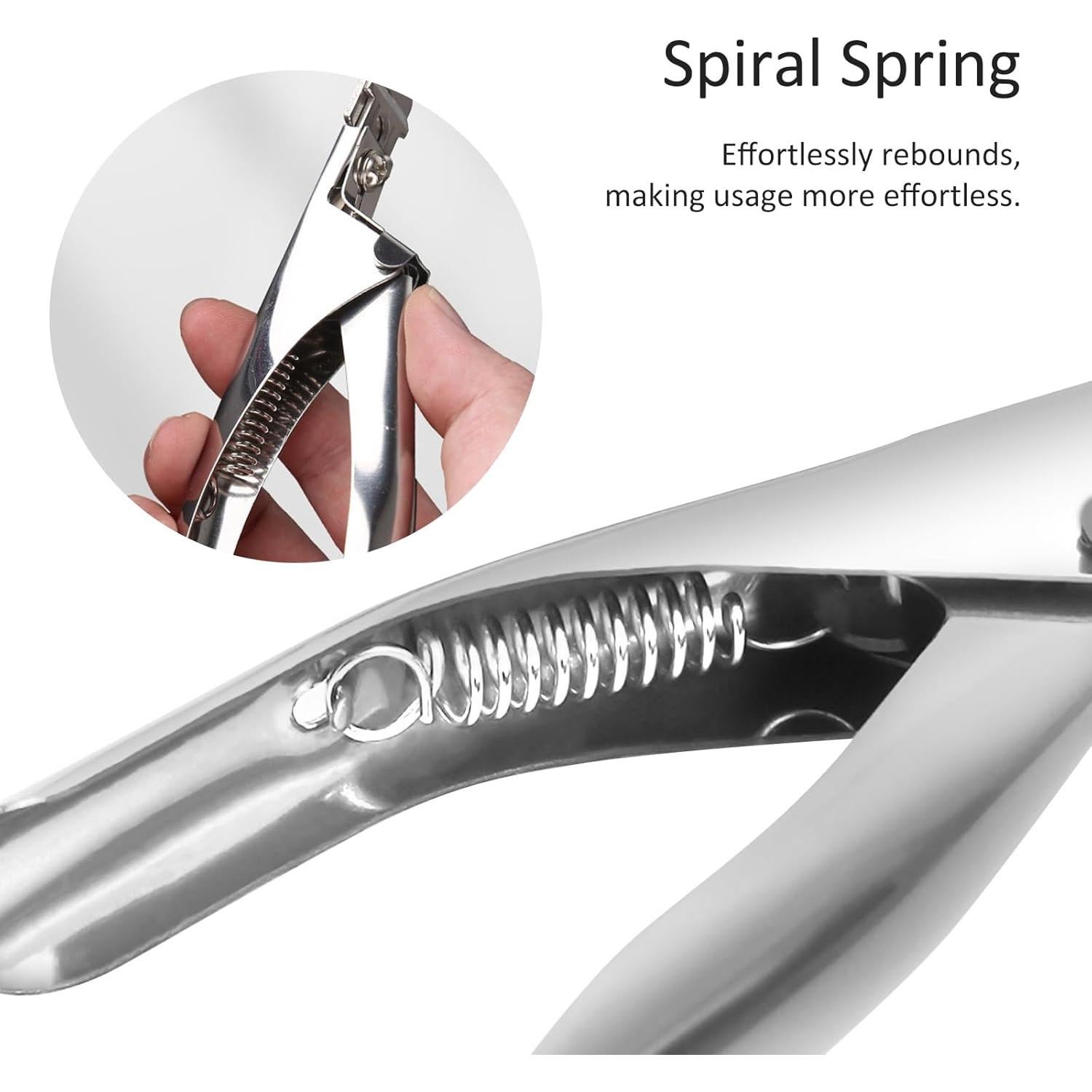 Juego de 2 Cortadores de Uñas Kootinn Acero Inoxidable Titanio